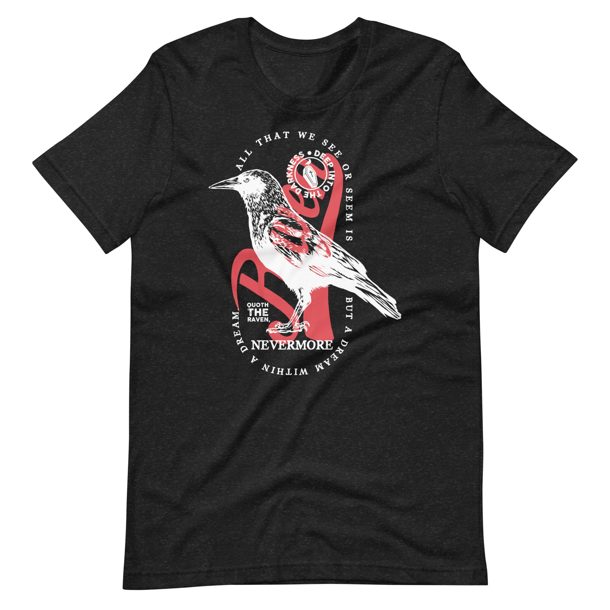 A Dream Within a Dream - Men's t-shirt- Black heather Front