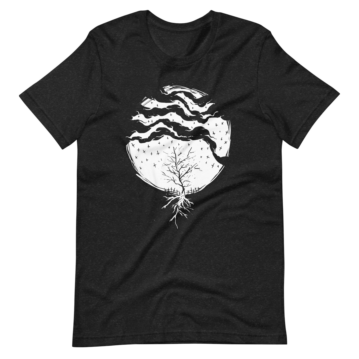 Dead Rain White - Men's t-shirt - Black Heather Front