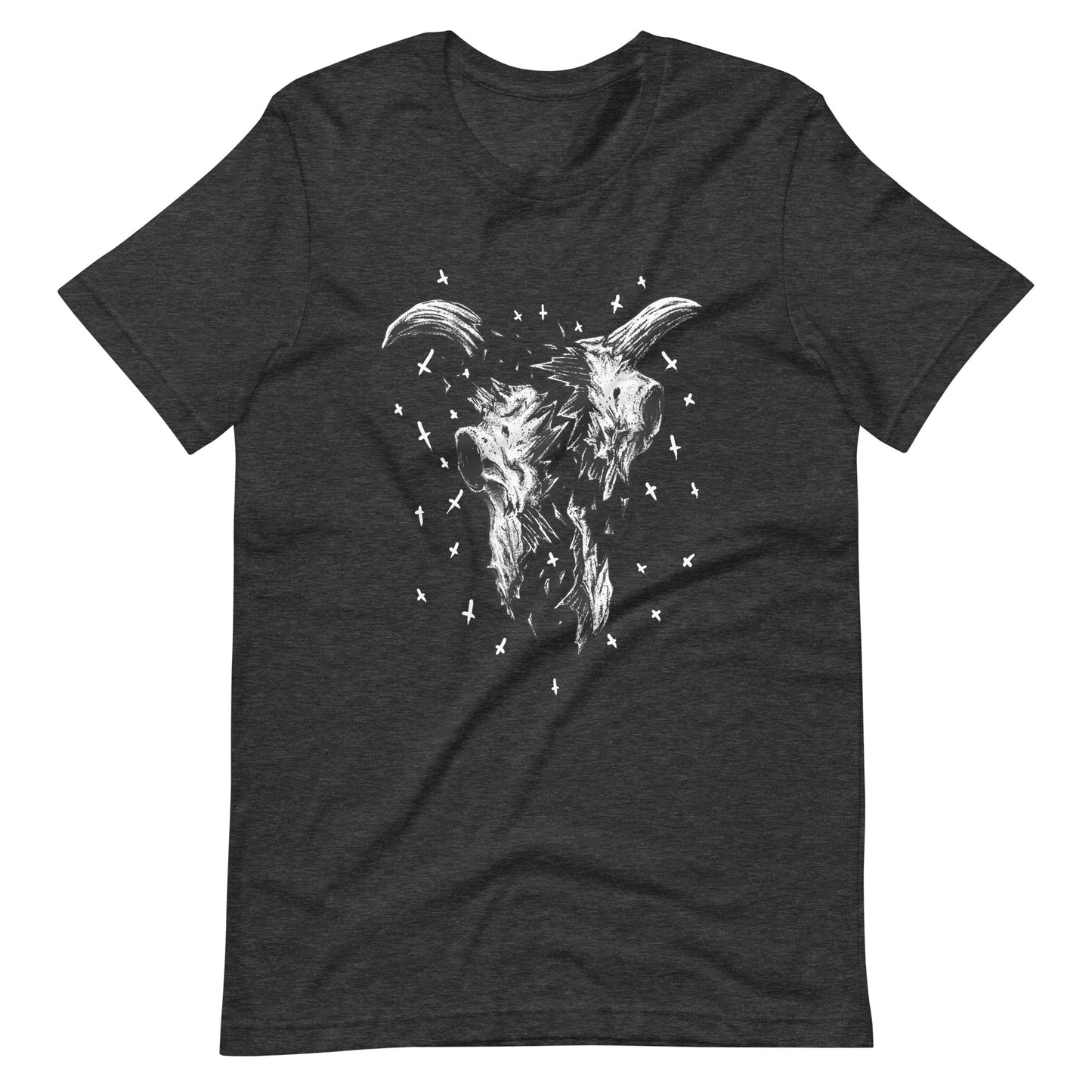 Crushed - Men's t-shirt - Dark Grey Heather Front