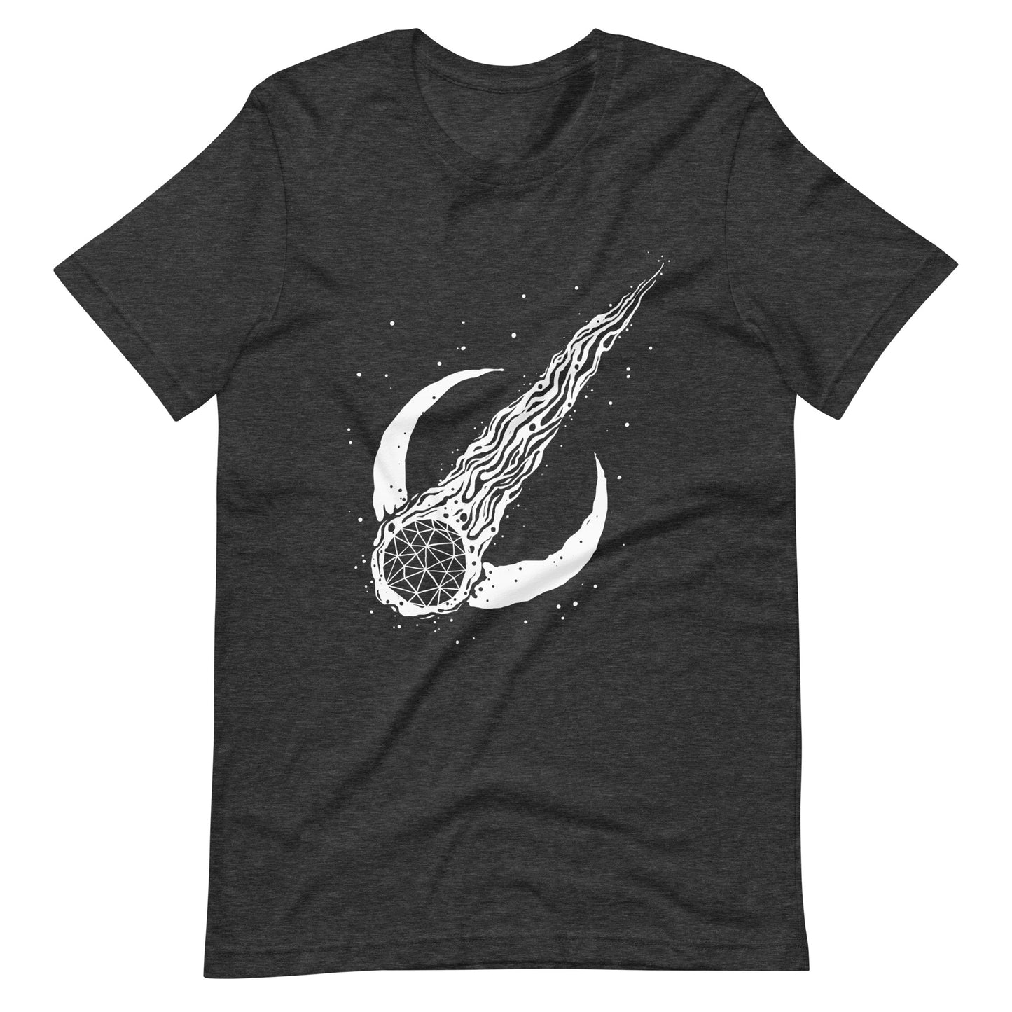 Meteor Night - Men's t-shirt - Dark Grey Heather Front