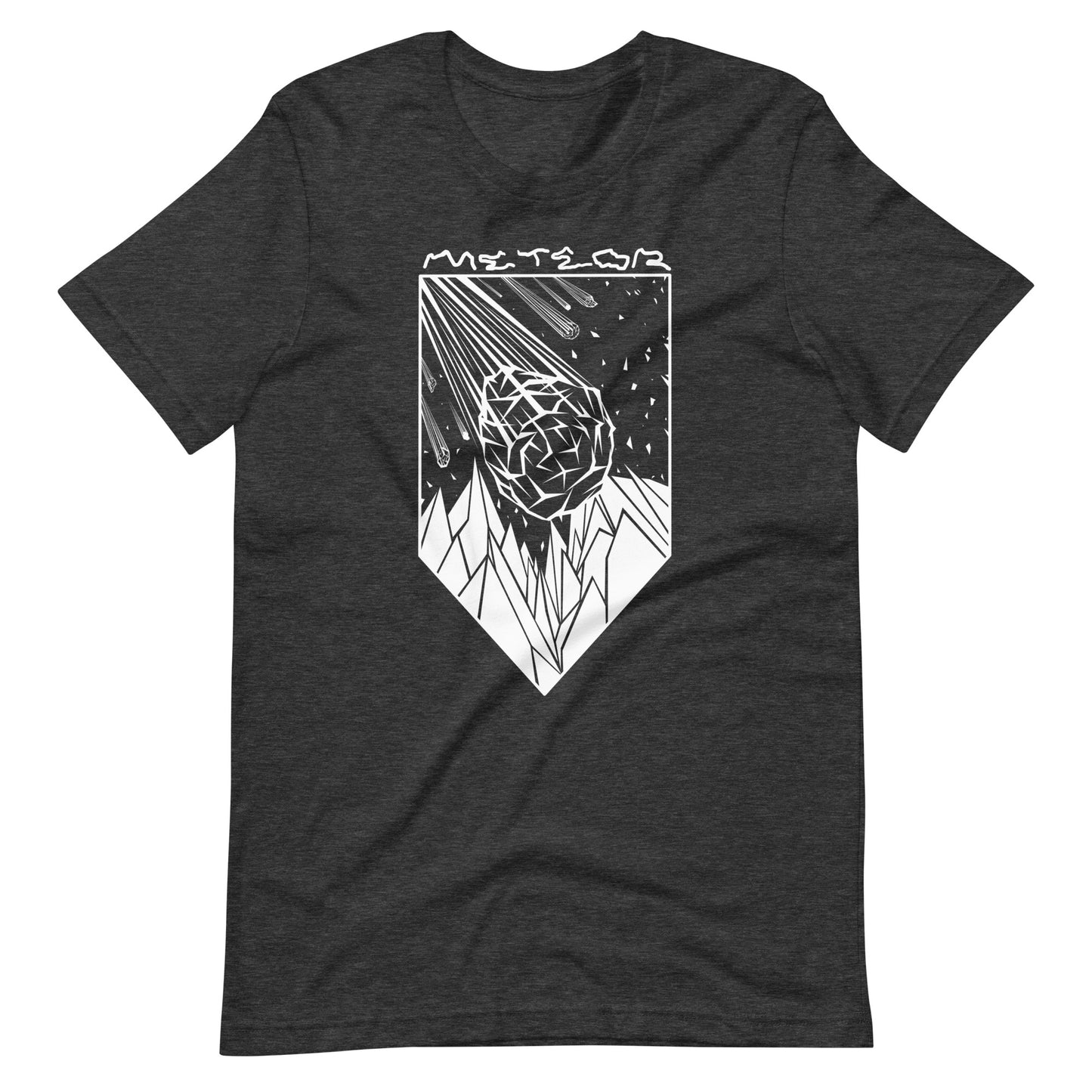 Meteor - Men's t-shirt - Dark Grey Heather Front