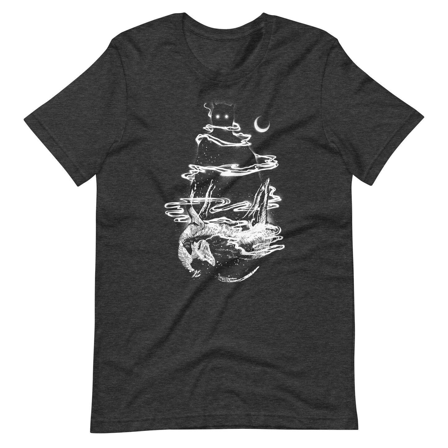 Toxic Fumes White - Men's t-shirt - Dark Grey Heather Front