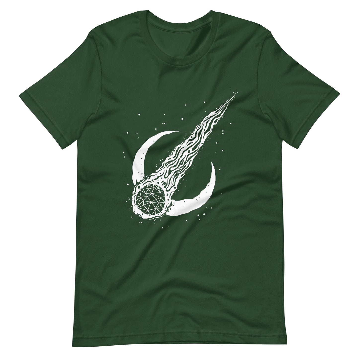 Meteor Night - Men's t-shirt - Forest Front