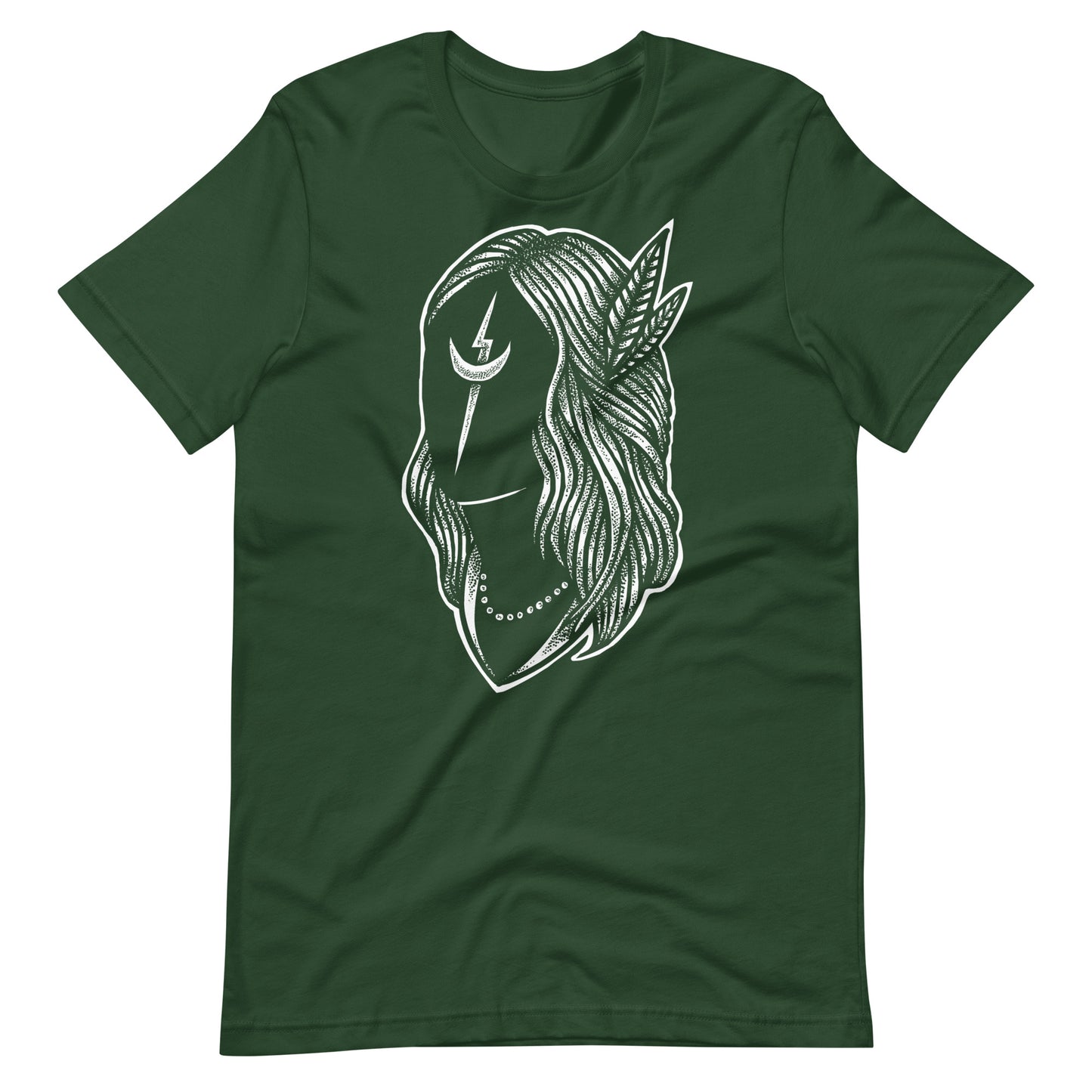 Black Night White - Men's t-shirt - Forest Front