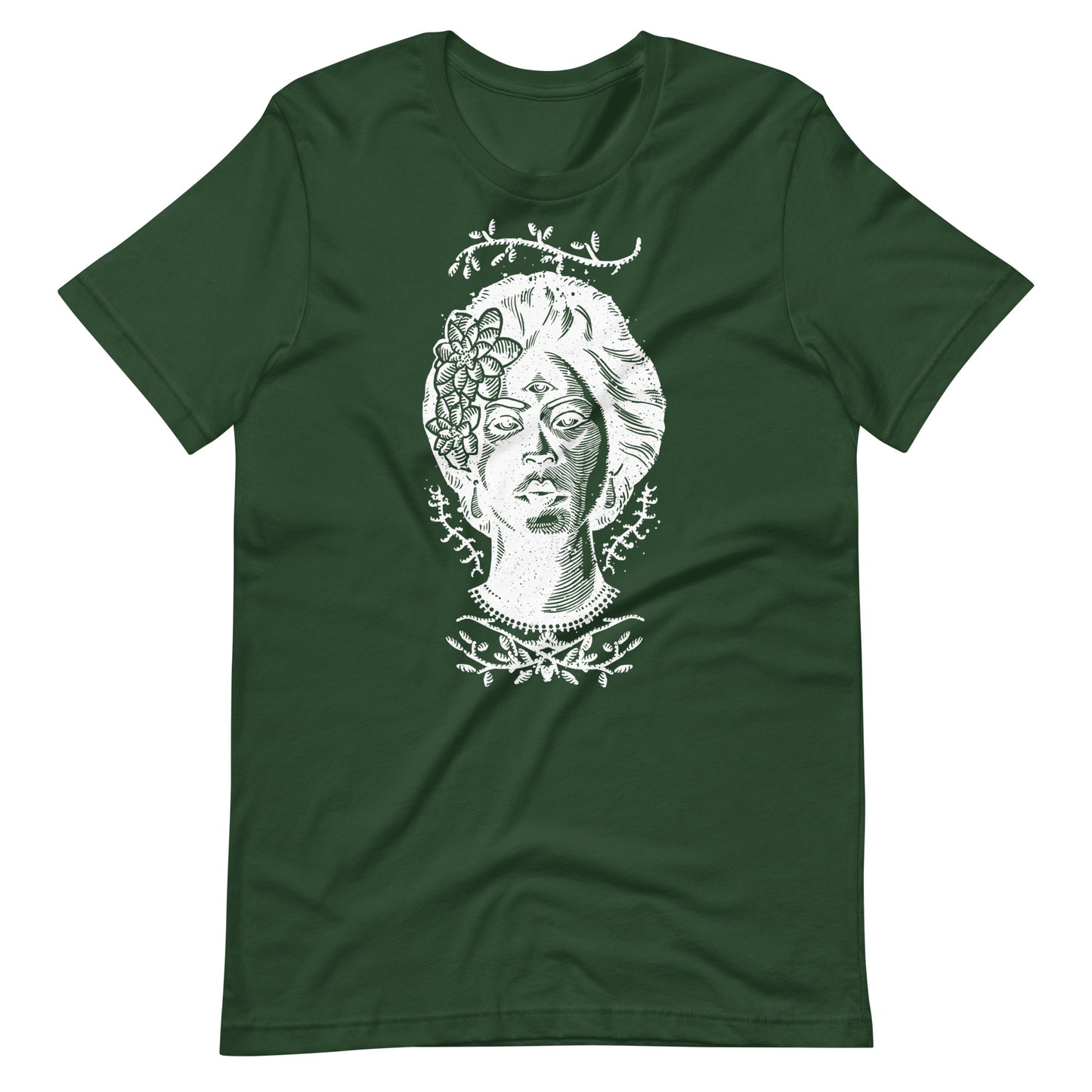 Girl Eyes White - Men's t-shirt - Forest Front