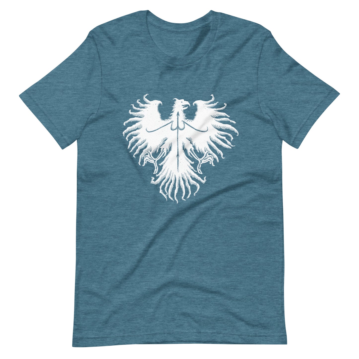 Black Eagle - Men's t-shirt - Heather Deep Teal Front