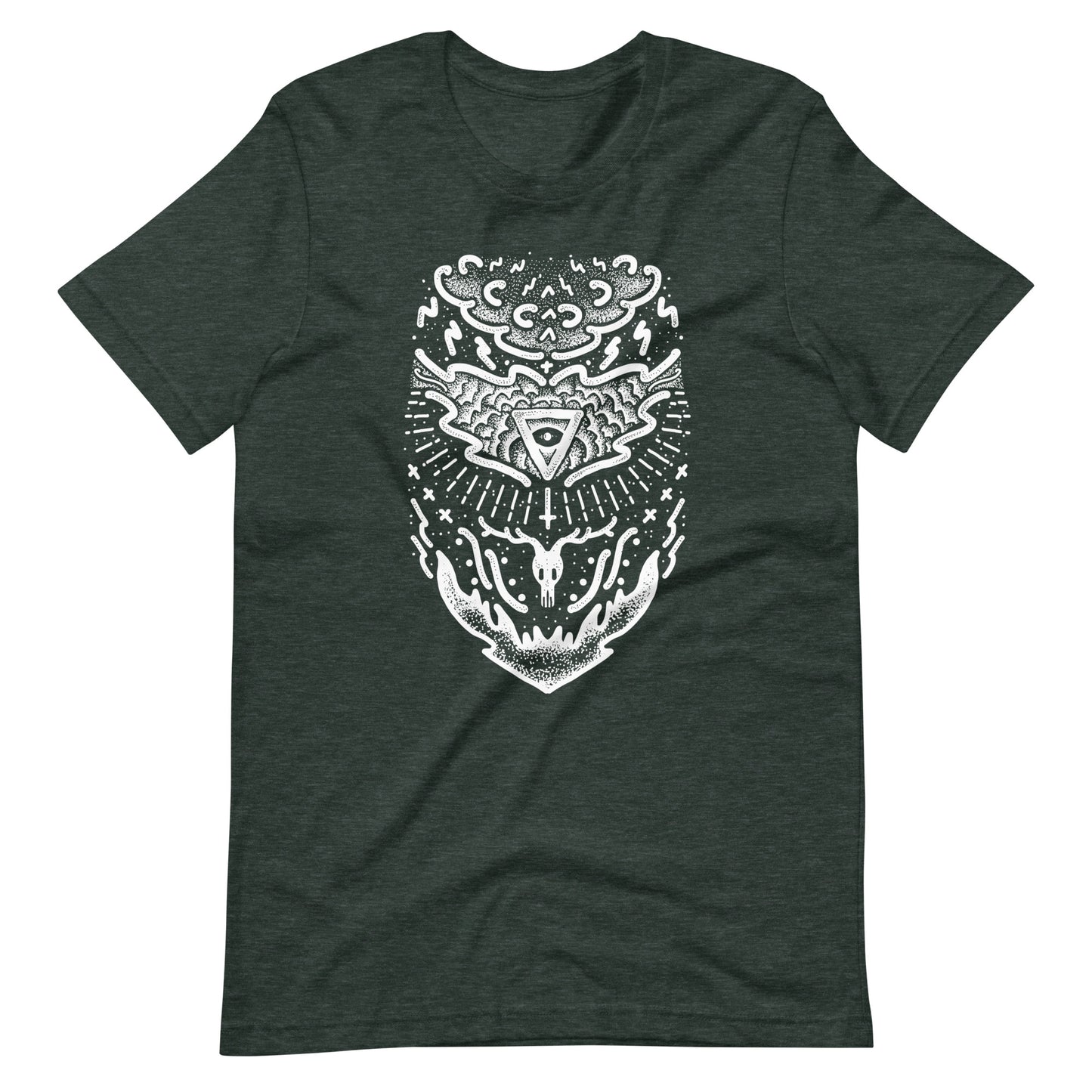 Advent - Men's t-shirt - Heather Forest Front