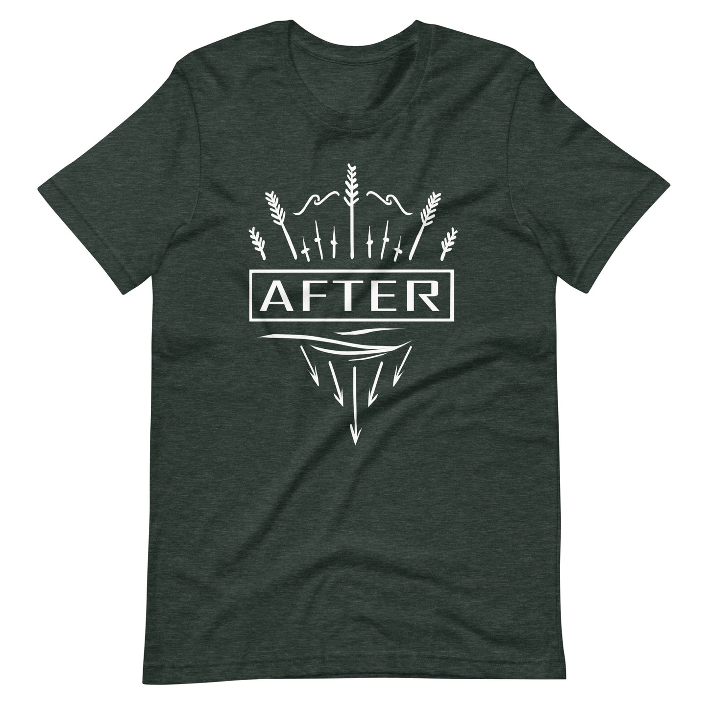 After - Men's t-shirt - Heather Forest Front