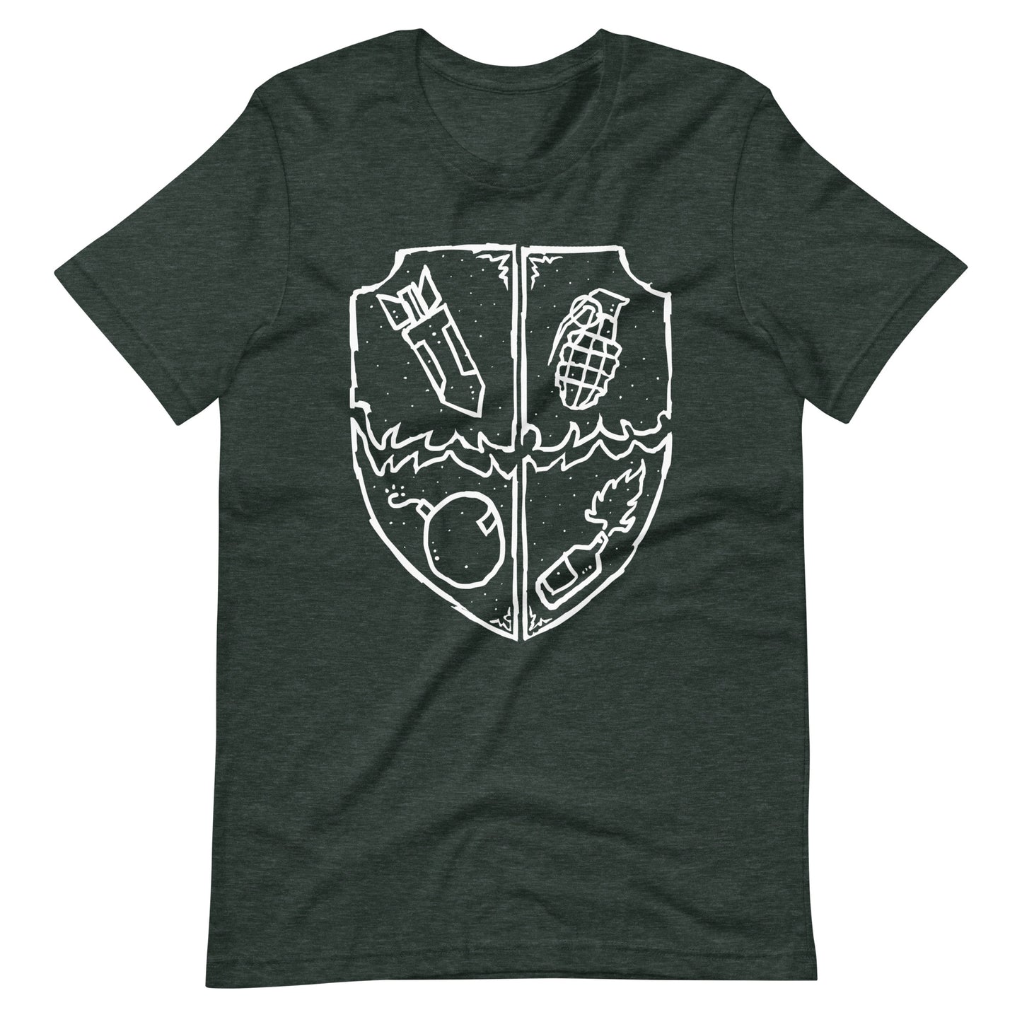 Boom - Men's t-shirt - Heather Forest Front