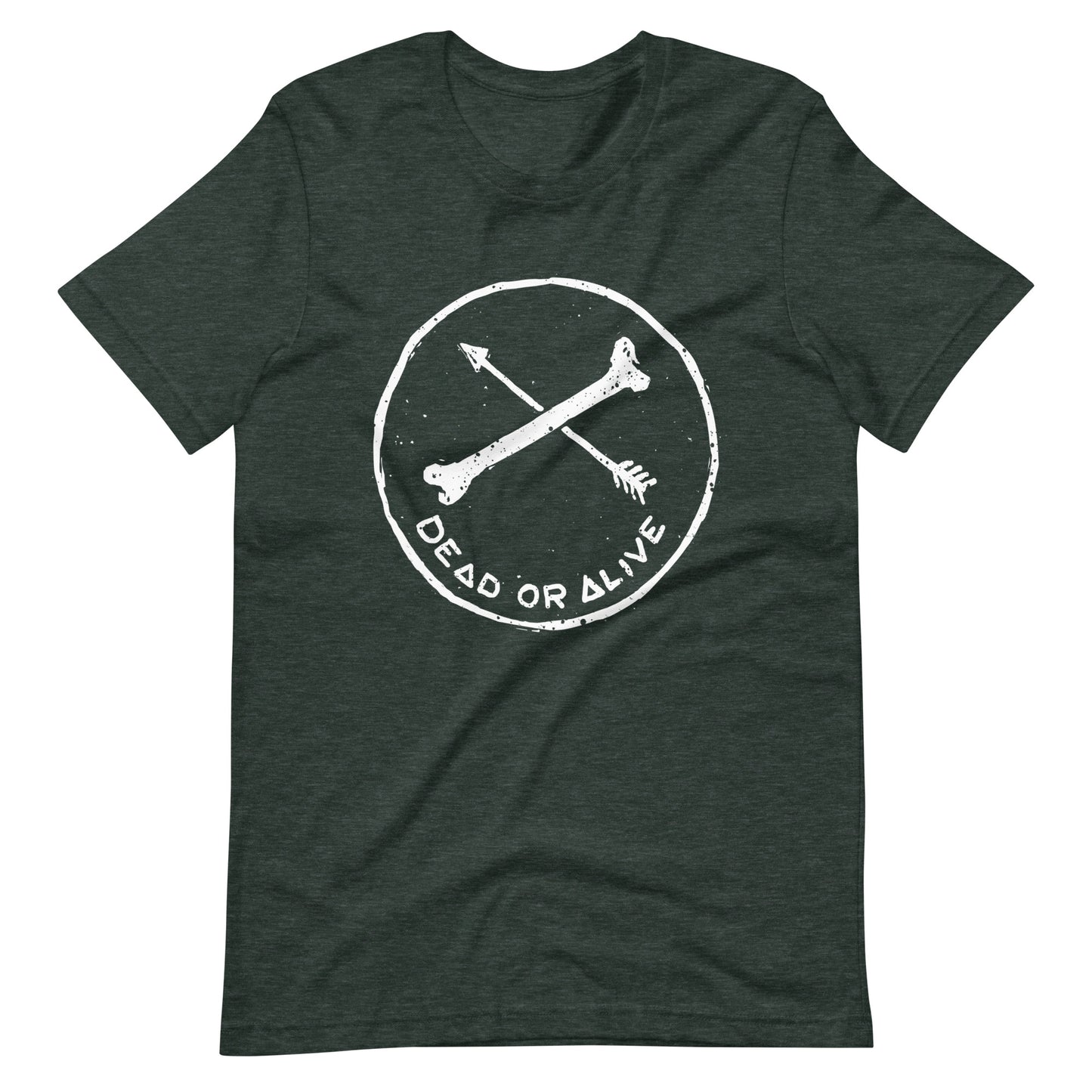 Dead or Alive - Men's t-shirt - Heather Forest Front