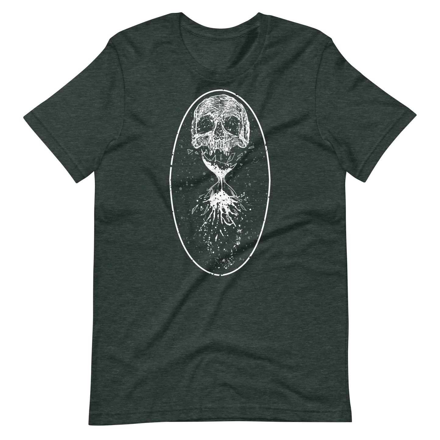 Destruction White - Men's t-shirt - Heather Forest Front