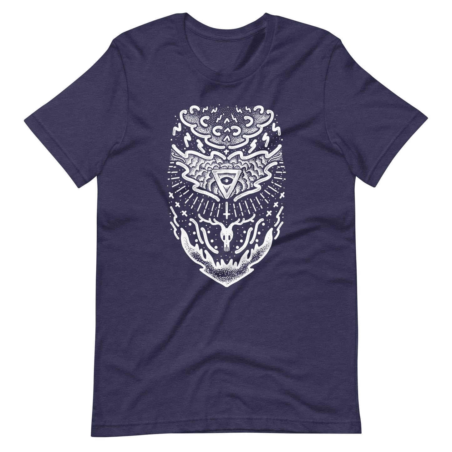 Advent - Men's t-shirt - Heather Midnight Navy Front