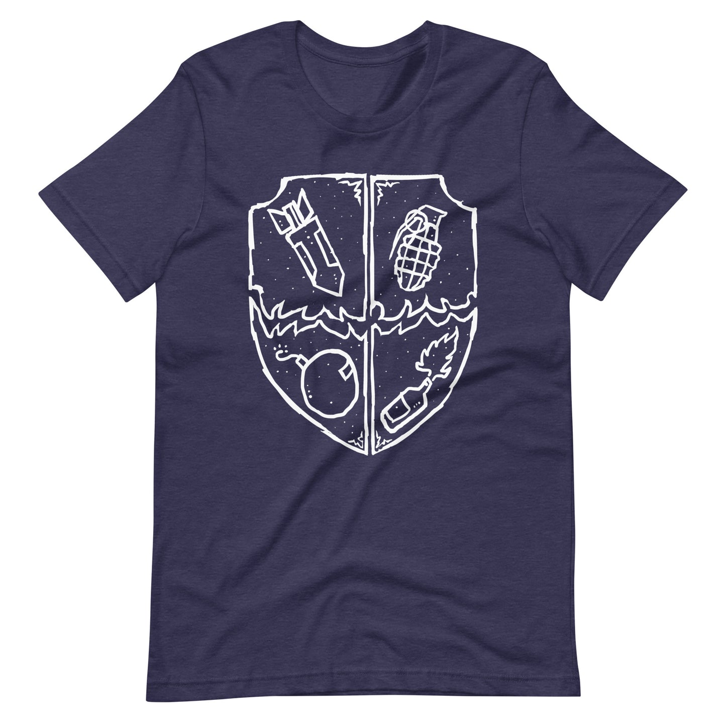 Boom - Men's t-shirt - Heather Midnight Navy Front