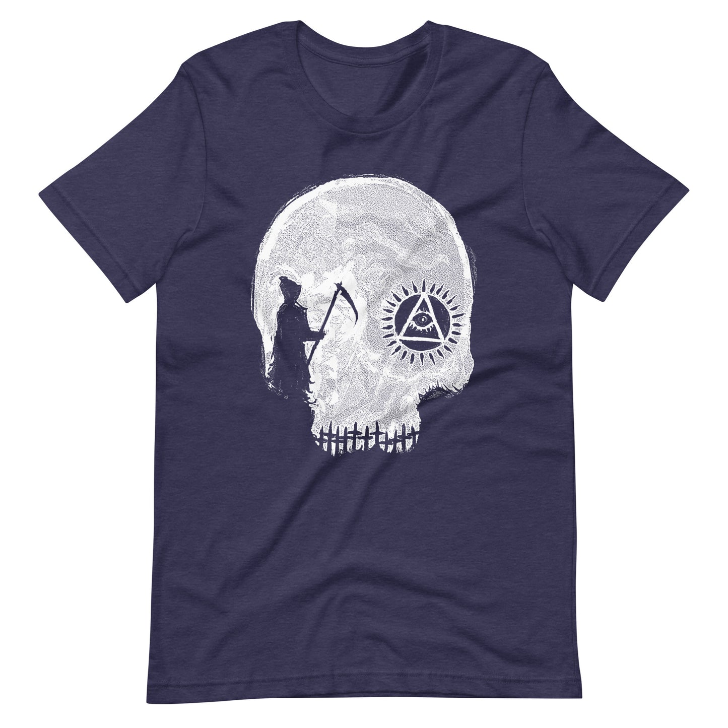 Death Row - Men's t-shirt - Heather Midnight Navy Front