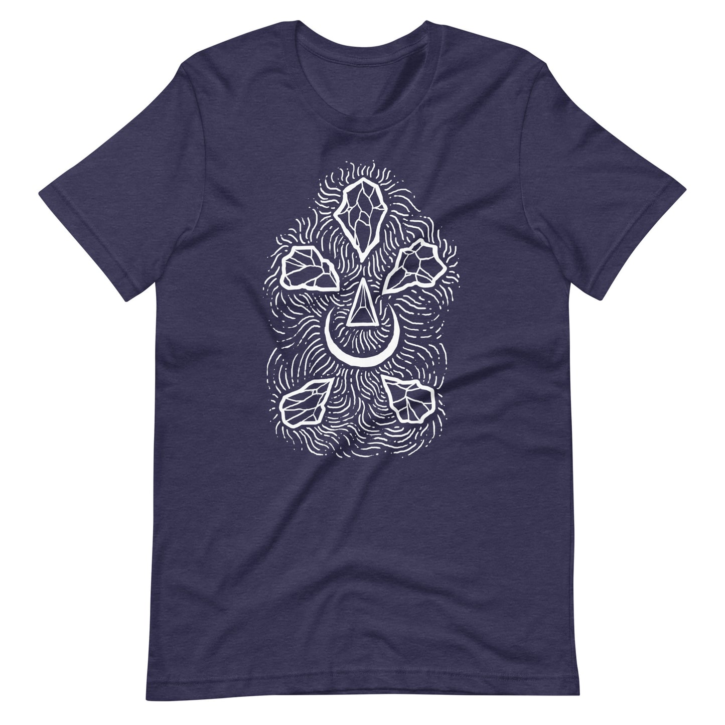 Diamond Night - Men's t-shirt - Heather Midnight Navy Front
