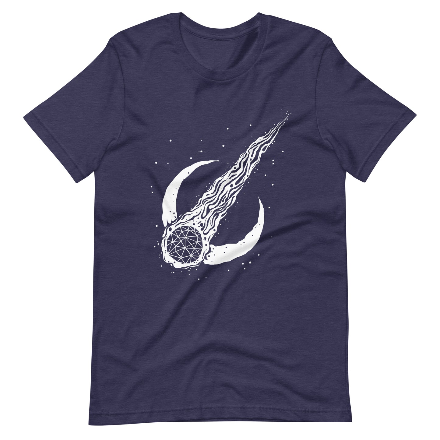 Meteor Night - Men's t-shirt - Heather Midnight Navy Front