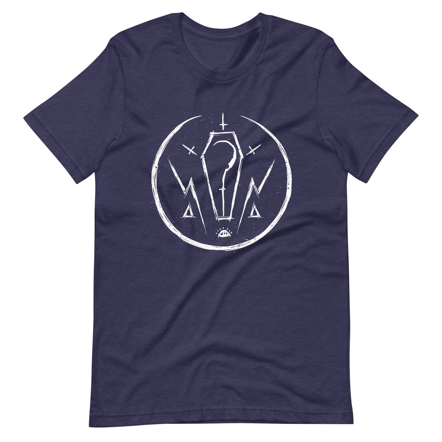 Moon Thunder Death - Men's t-shirt - Heather Midnight Navy Front