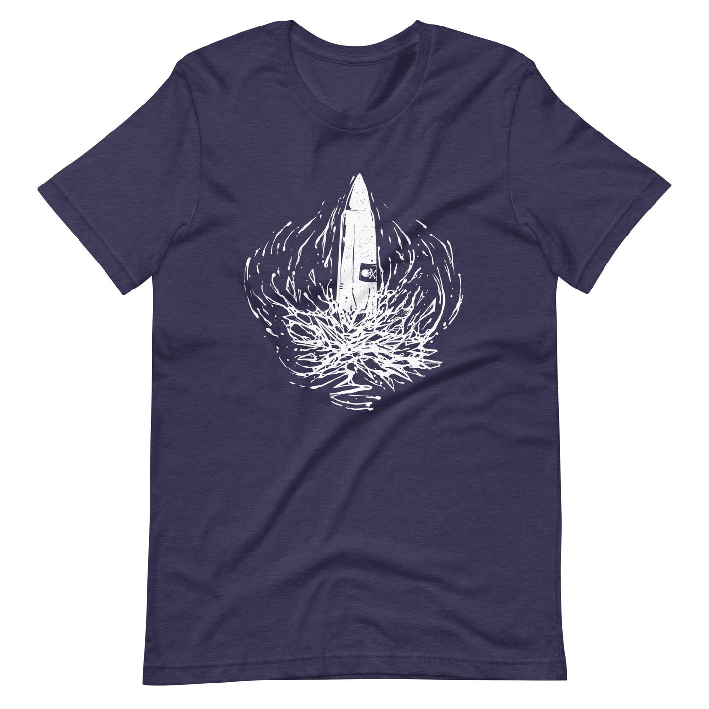 Black Bullet - Men's t-shirt - Heather Midnight Navy Front