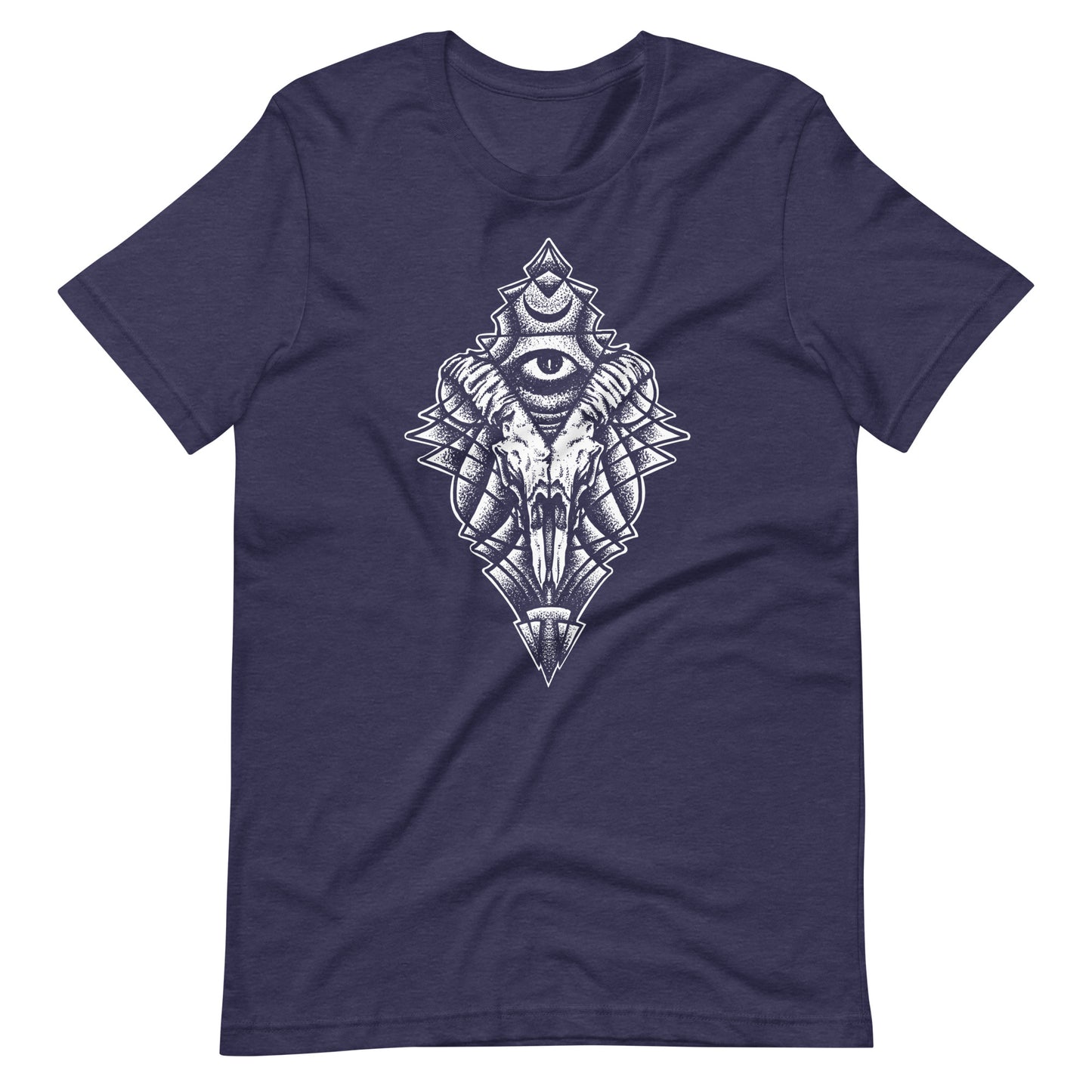 Energy Eye White - Men's t-shirt - Heather Midnight Navy Front