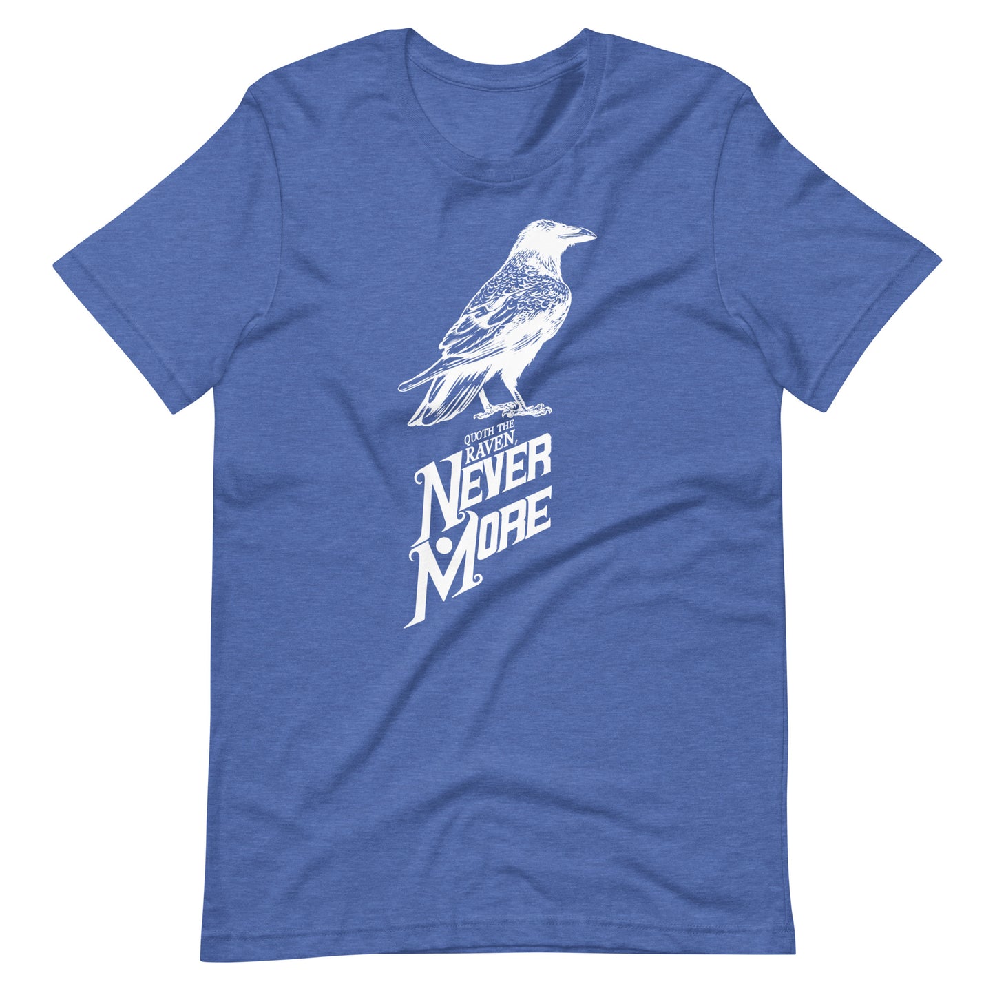 Quoth the Raven Nevermore - Men's t-shirt - Heather True Royal Front