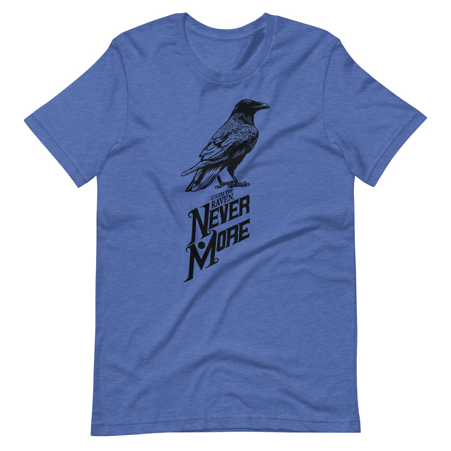 Quoth the Raven Nevermore - Men's t-shirt - Heather True Royal Front