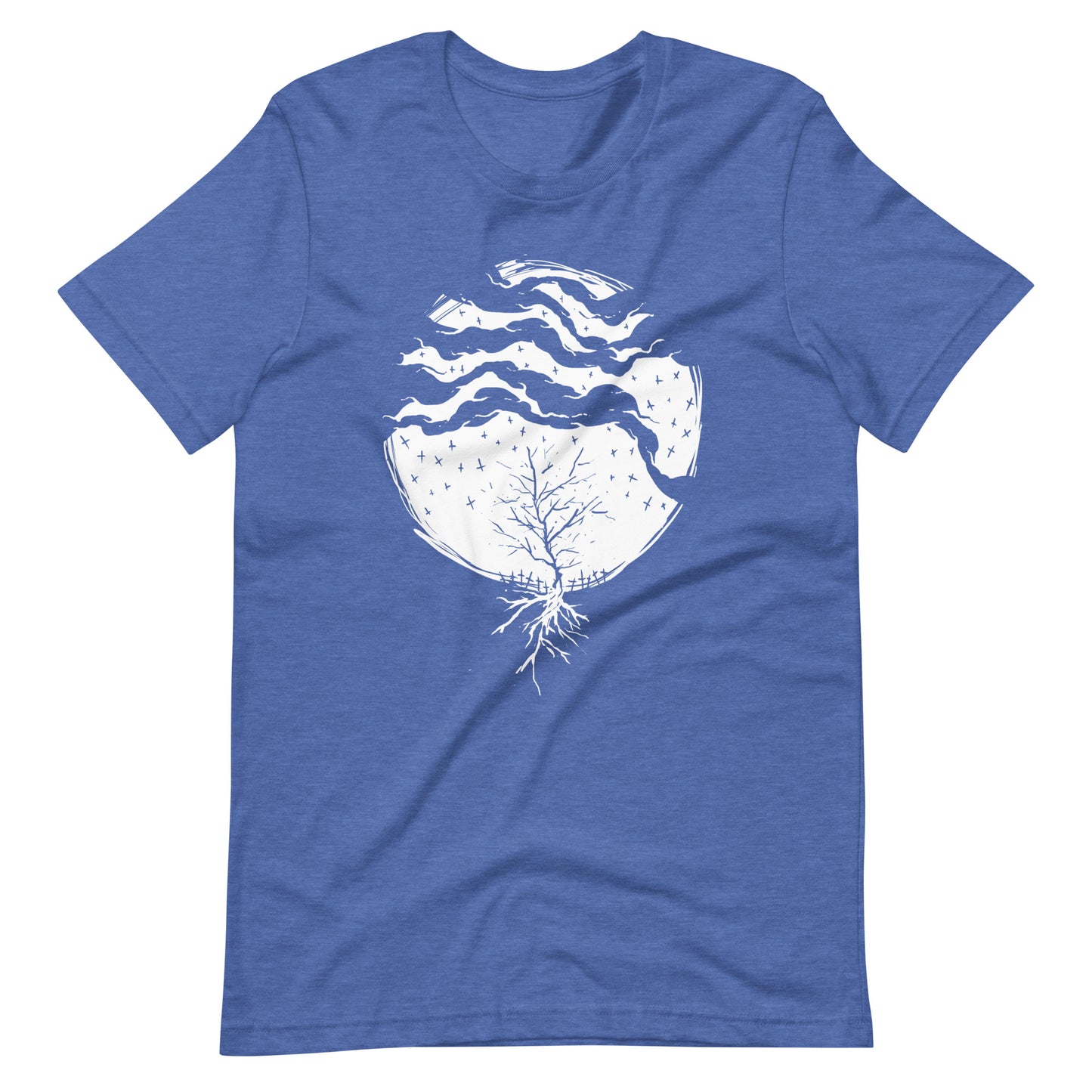 Dead Rain White - Men's t-shirt - Heather True Royal Front