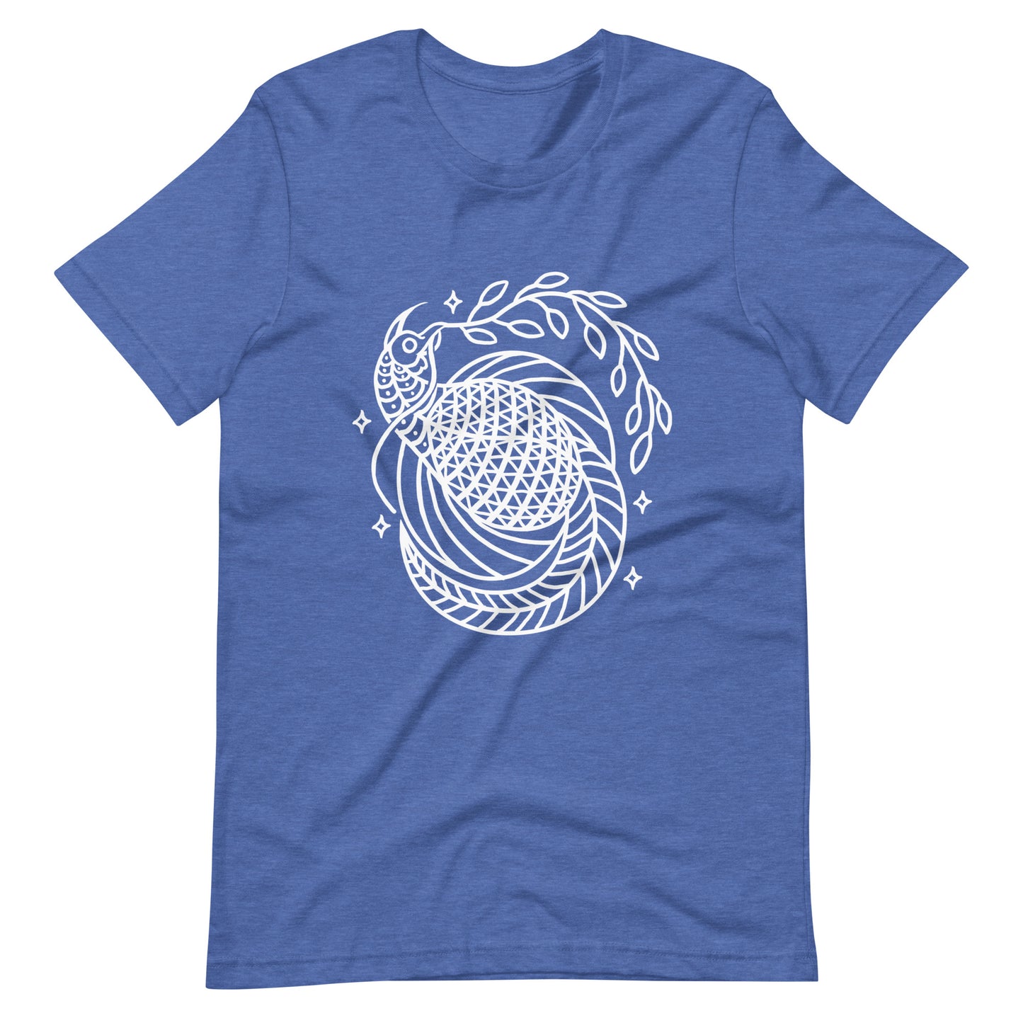 Bird of Peace - Men's t-shirt - Heather True Royal Front