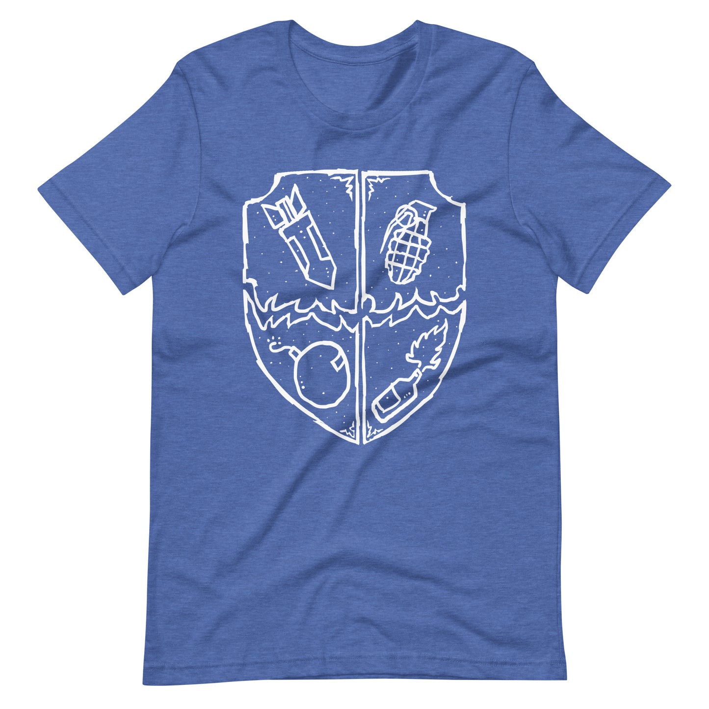 Boom - Men's t-shirt - Heather True Royal Front