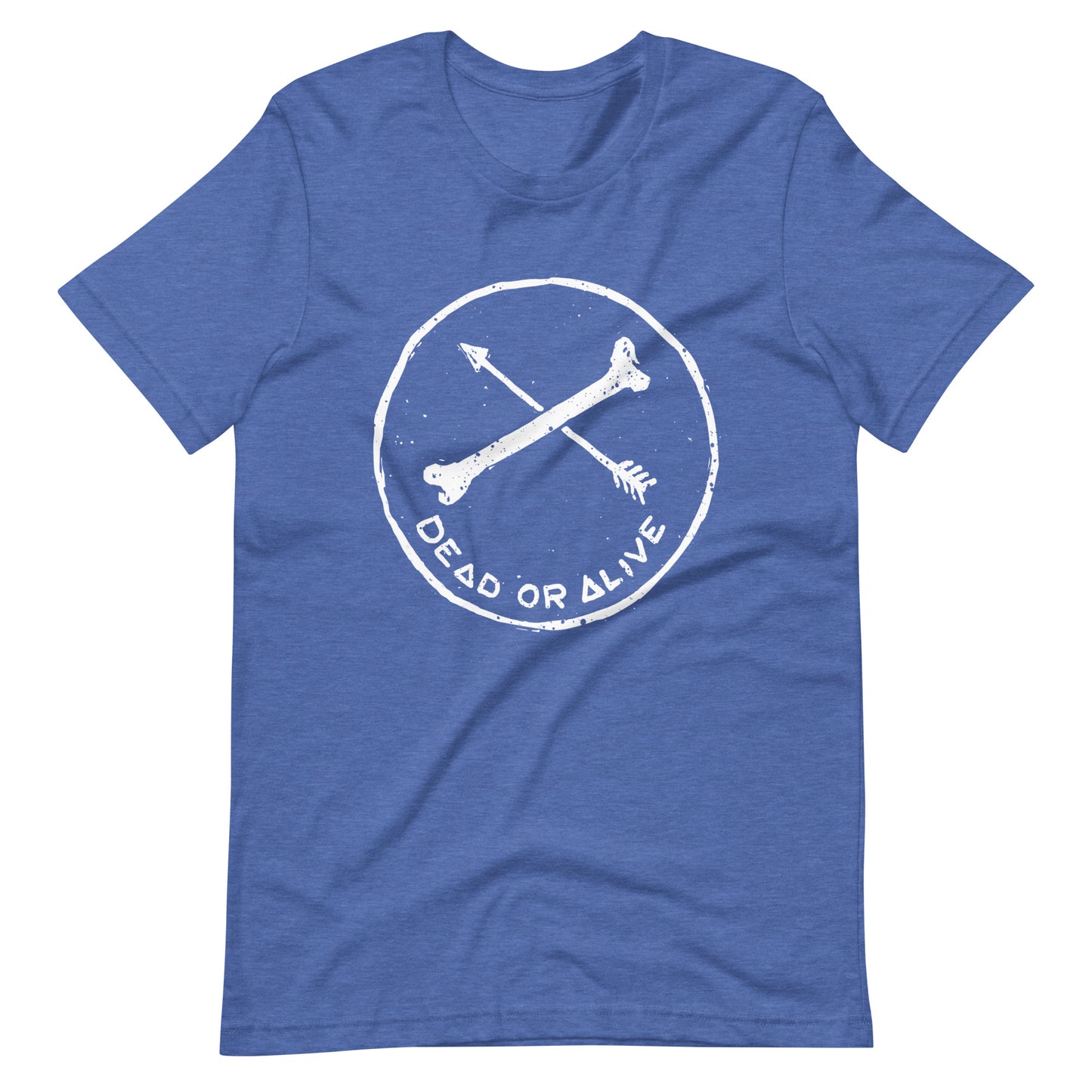 Dead or Alive - Men's t-shirt - Heather True Royal Front
