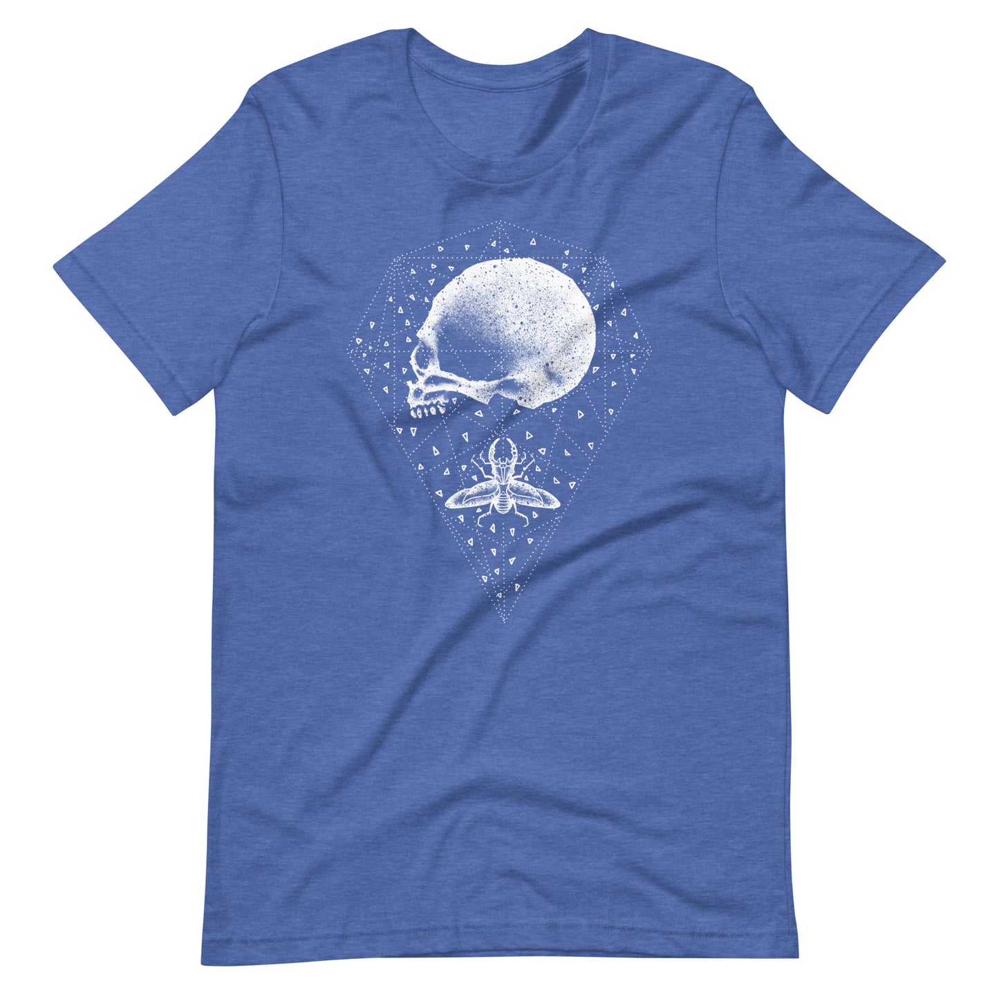 Galaxy Triangle - Men's t-shirt - Heather True Royal Front