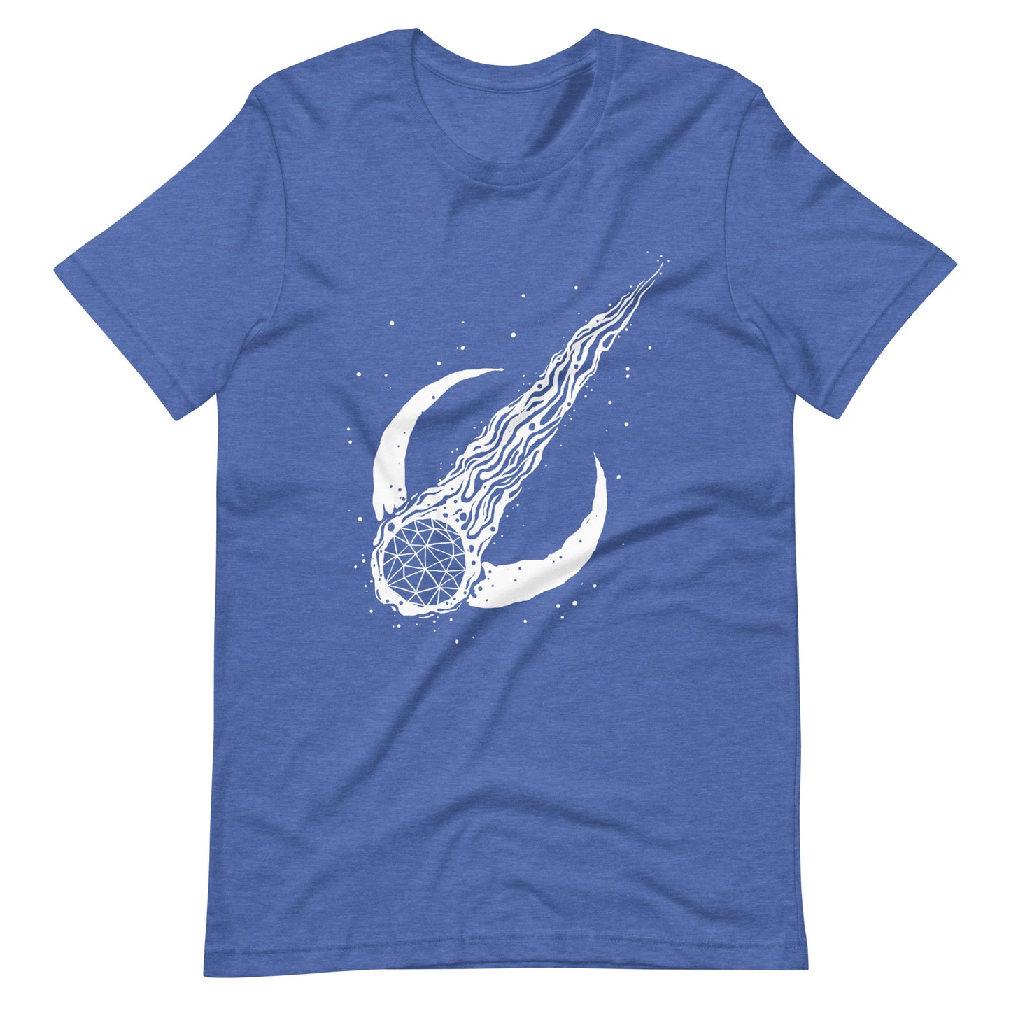 Meteor Night - Men's t-shirt - Heather True Royal Front