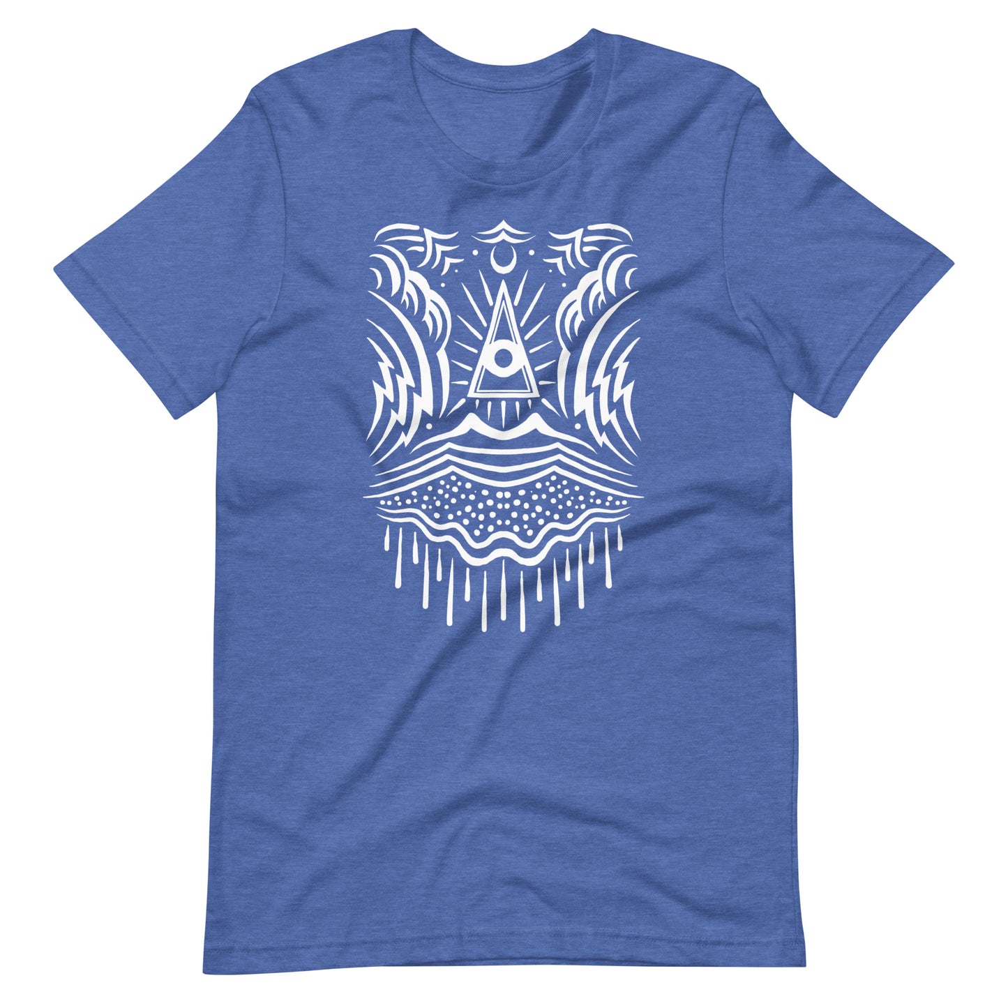 Nature Eye - Men's t-shirt - Heather True Royal Front