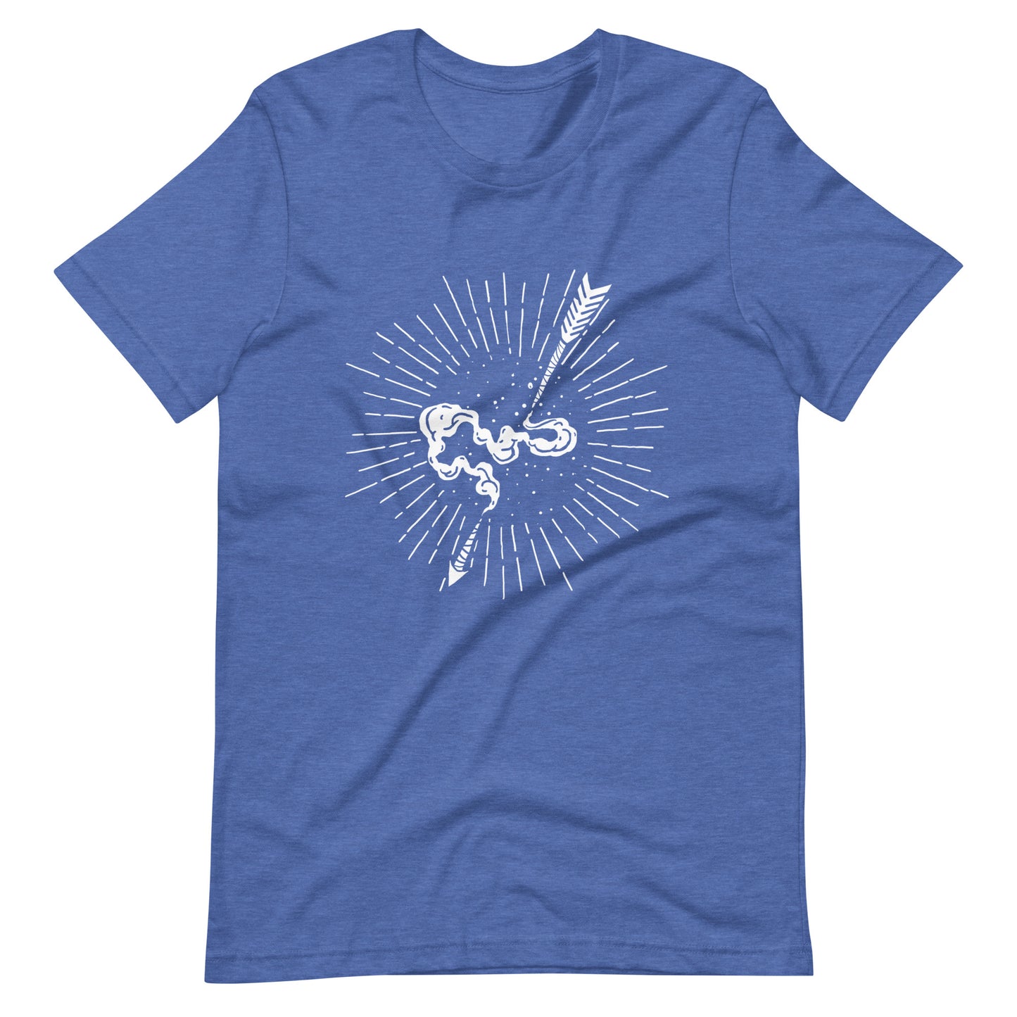 Skull Triangle - Men's t-shirt - Heather True Royal Front