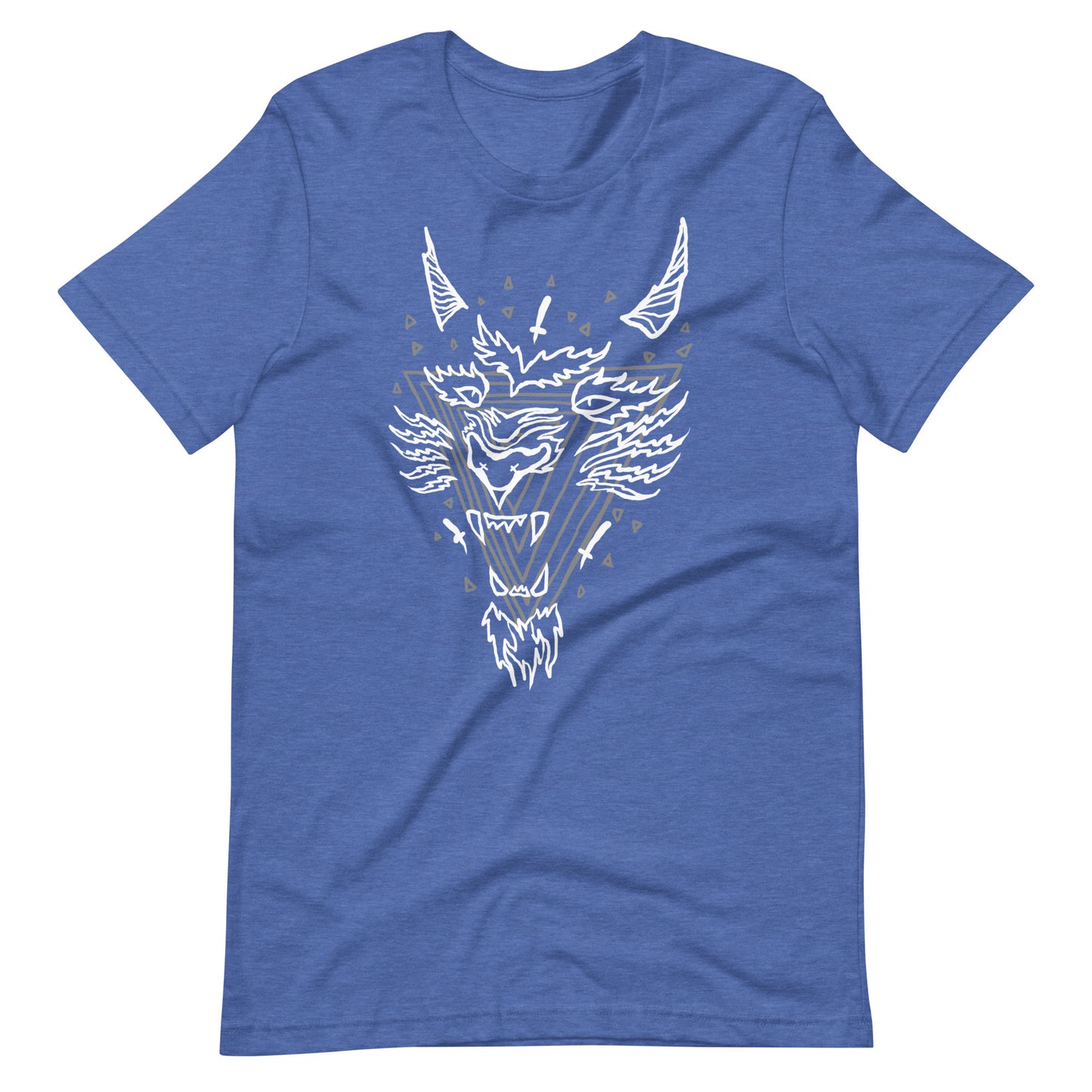 Violent - Men's t-shirt - Heather True Royal Front