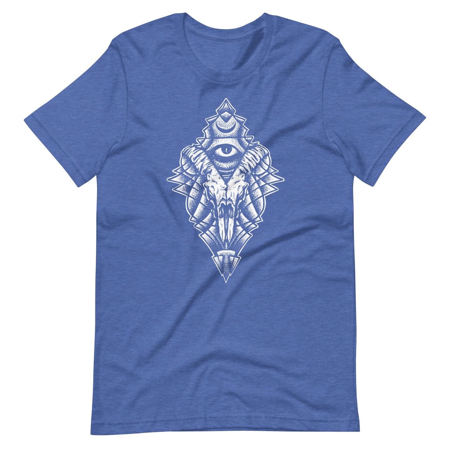 Energy Eye White - Men's t-shirt - Heather True Royal Front