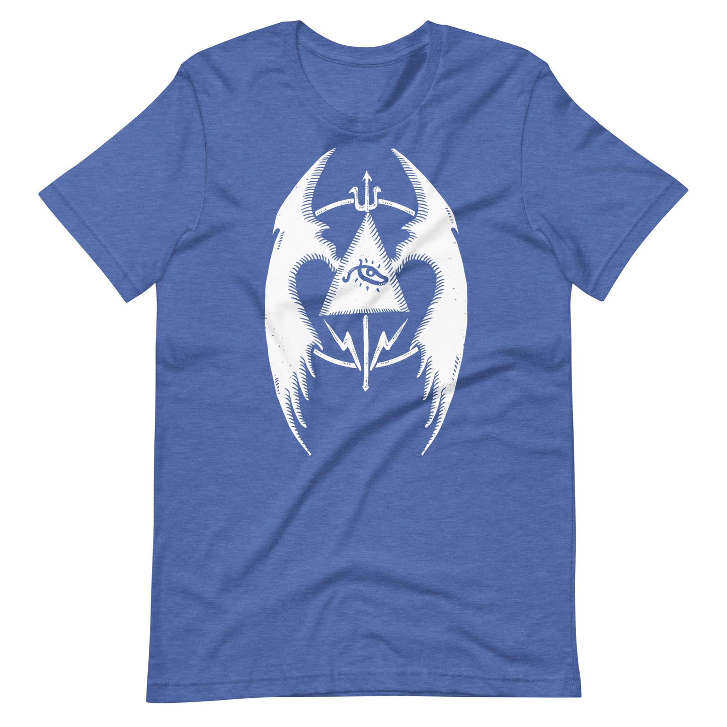 Fly 3 White - Men's t-shirt - Heather True Royal Front