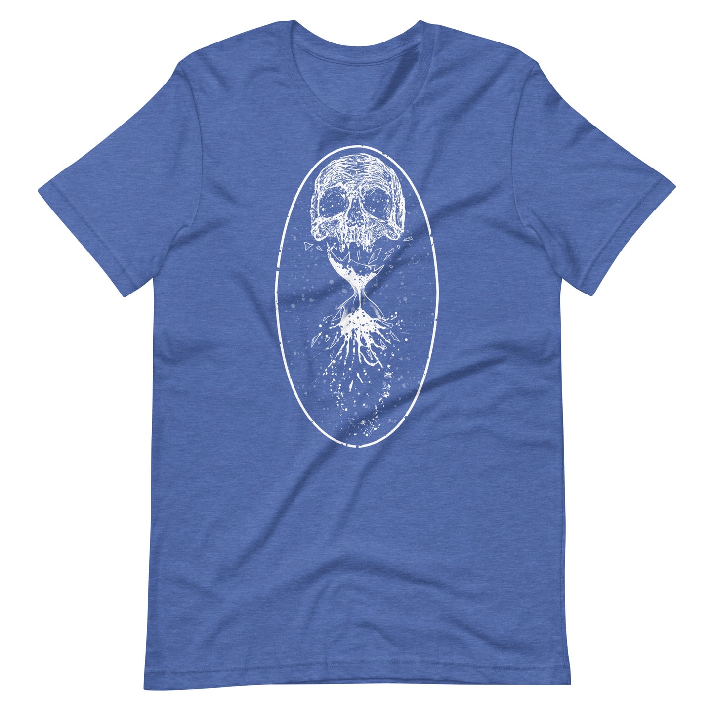 Destruction White - Men's t-shirt - Heather True Royal Front