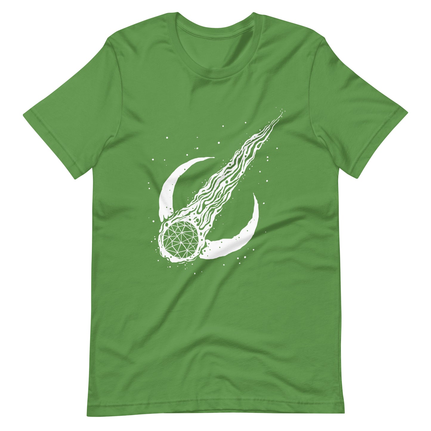 Meteor Night - Men's t-shirt - Leaf Front
