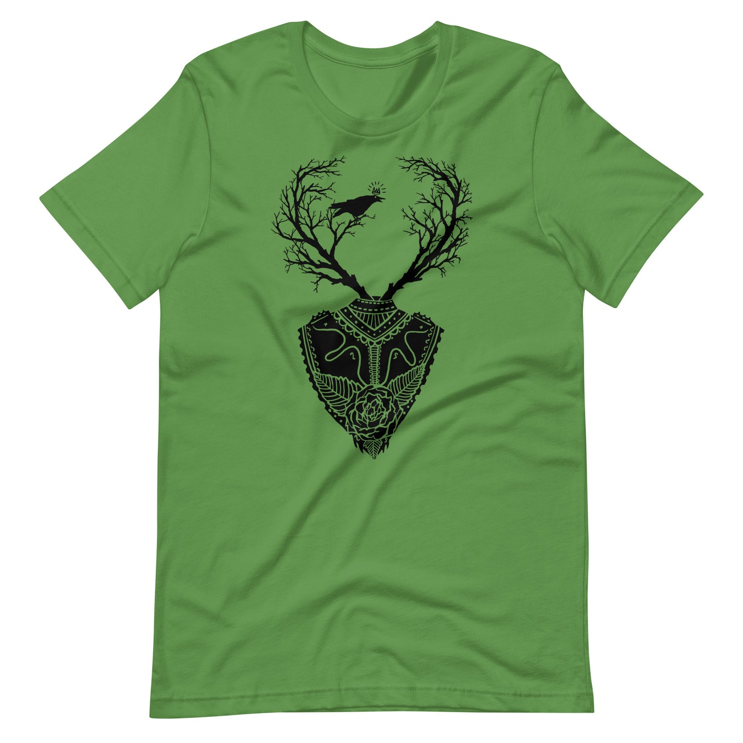 Life Trees Black - Men's t-shirt - Leaf Front