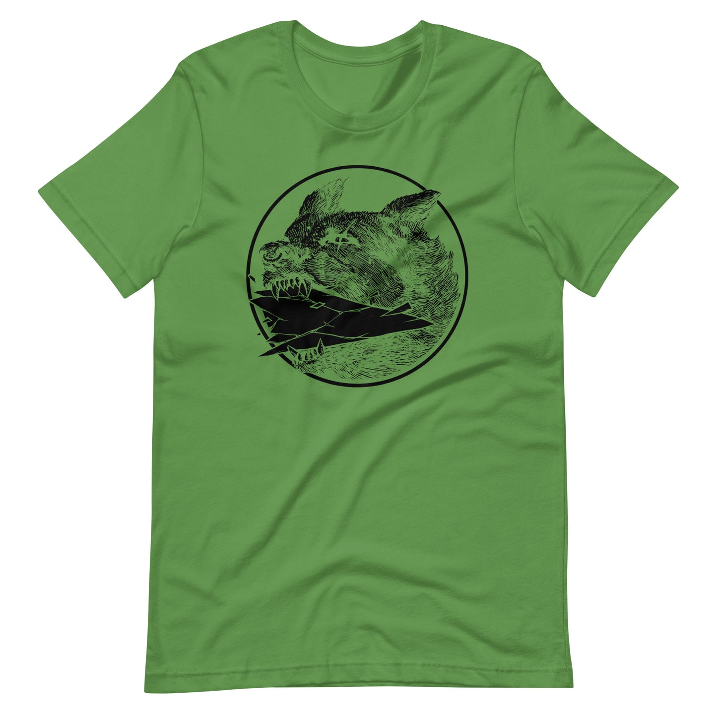 Shard Black - Men's t-shirt - Leaf Front