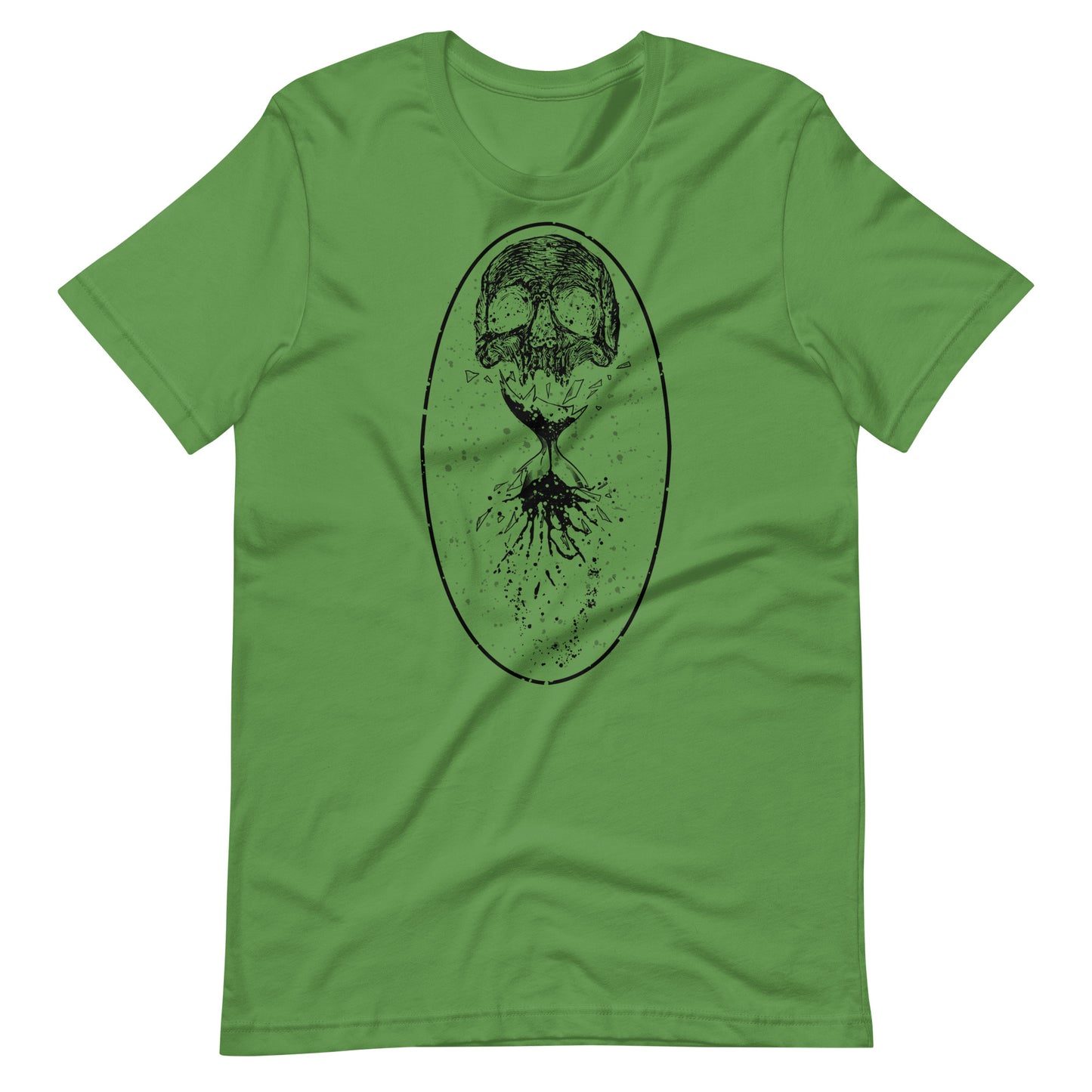Destruction Black - Men's t-shirt - Leaf Front