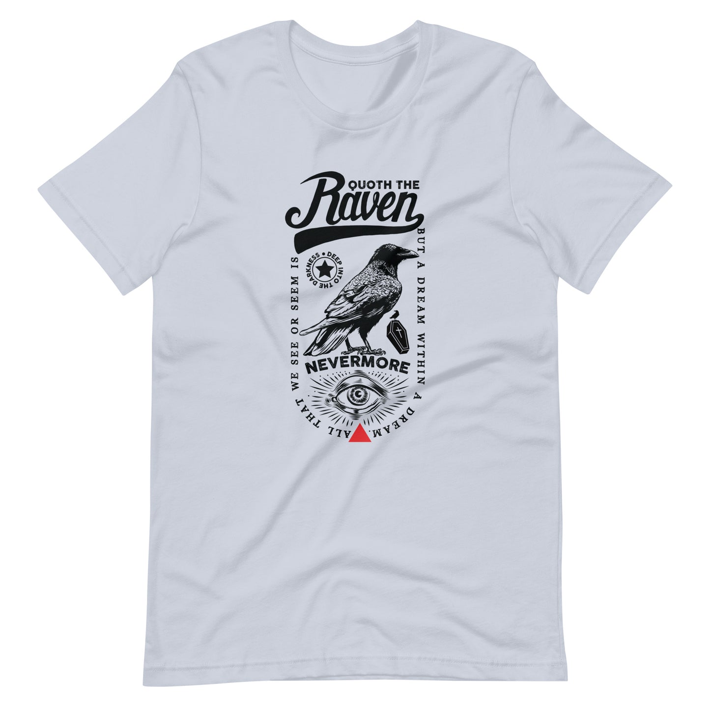 Quoth the Raven Nevermore Loaded - Men's t-shirt - Light Blue Front