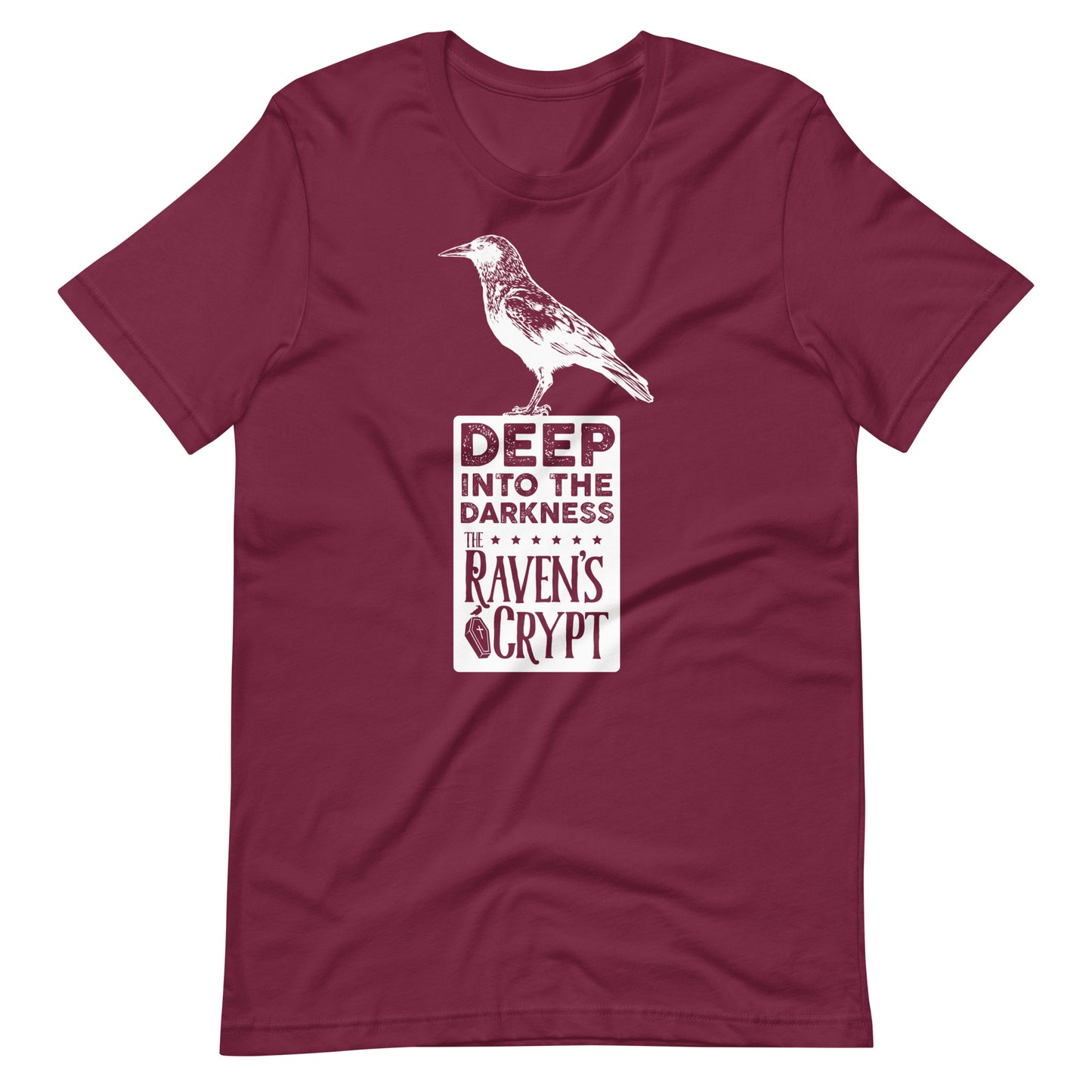 Deep Into the Darkness Crypt 2 - Men's t-shirt - Maroon Front