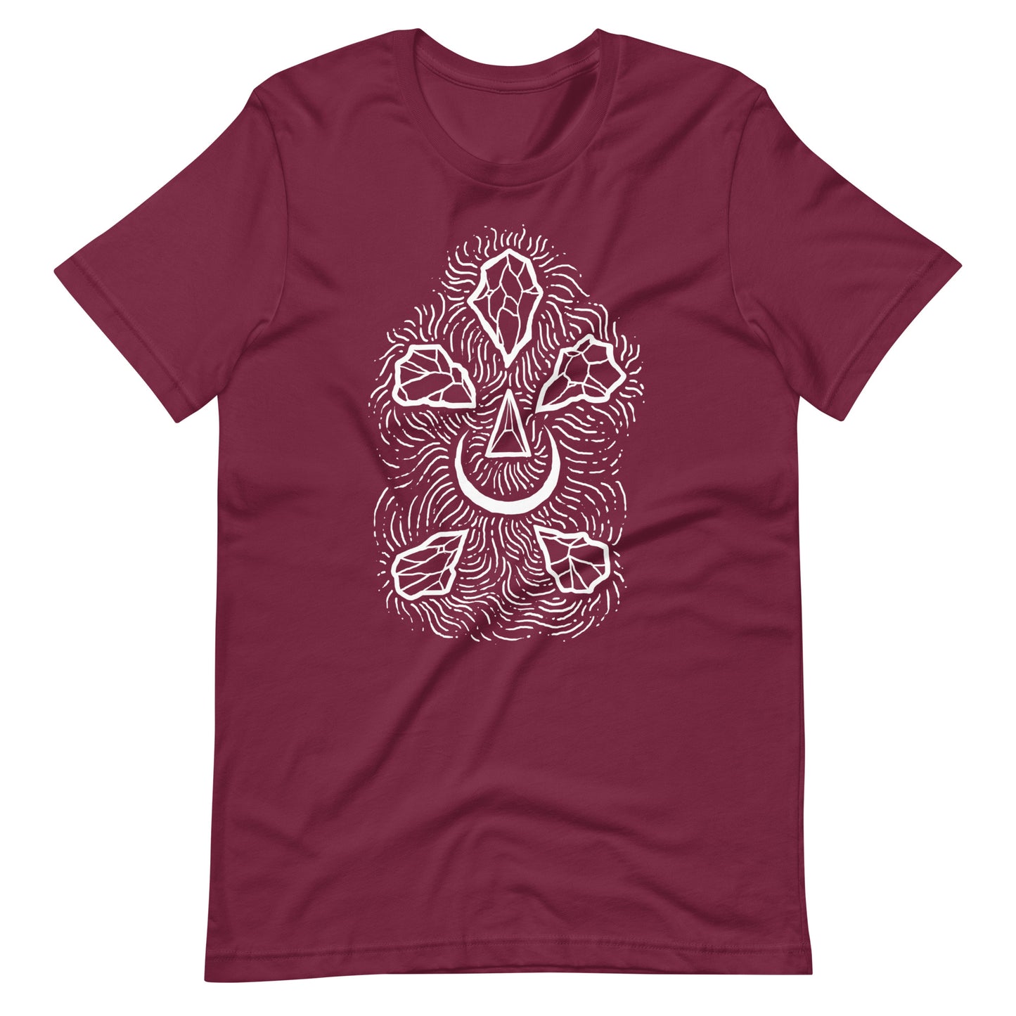 Diamond Night - Men's t-shirt - Maroon Front