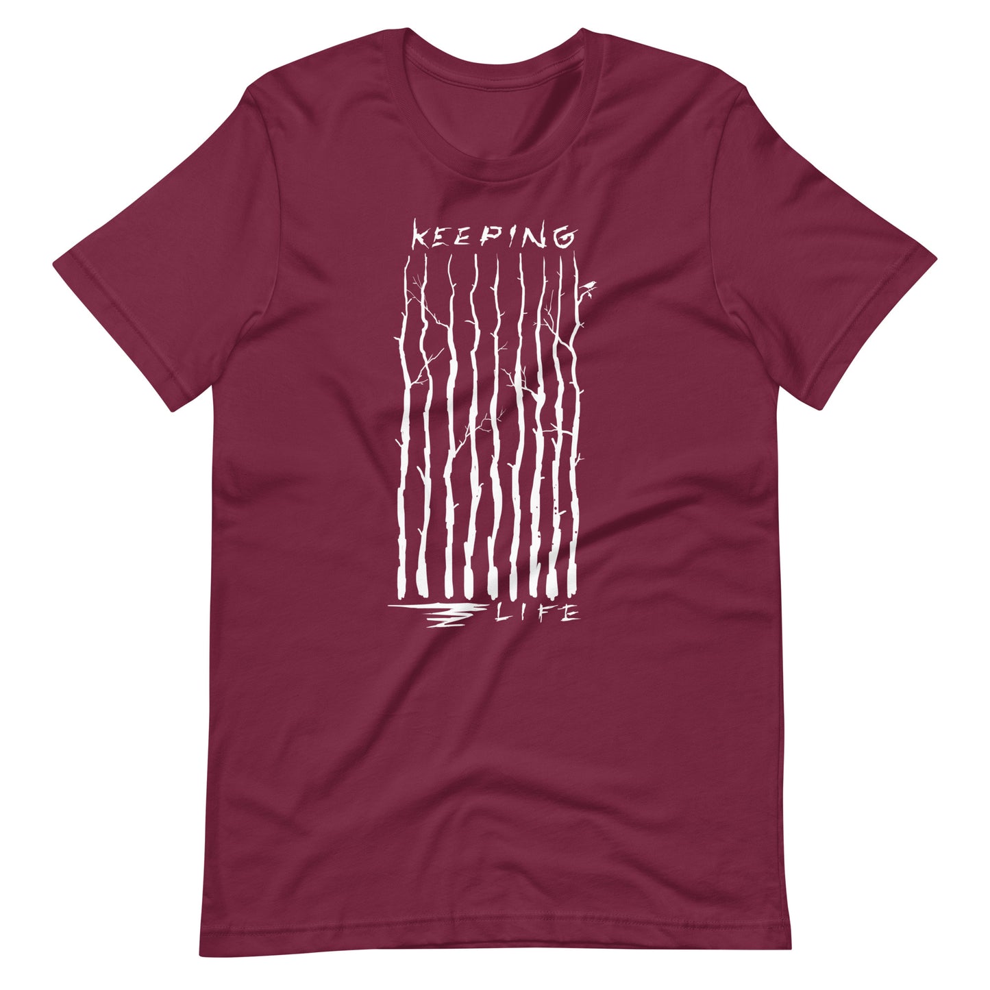 Keeping Lift - Men's t-shirt - Maroon Front