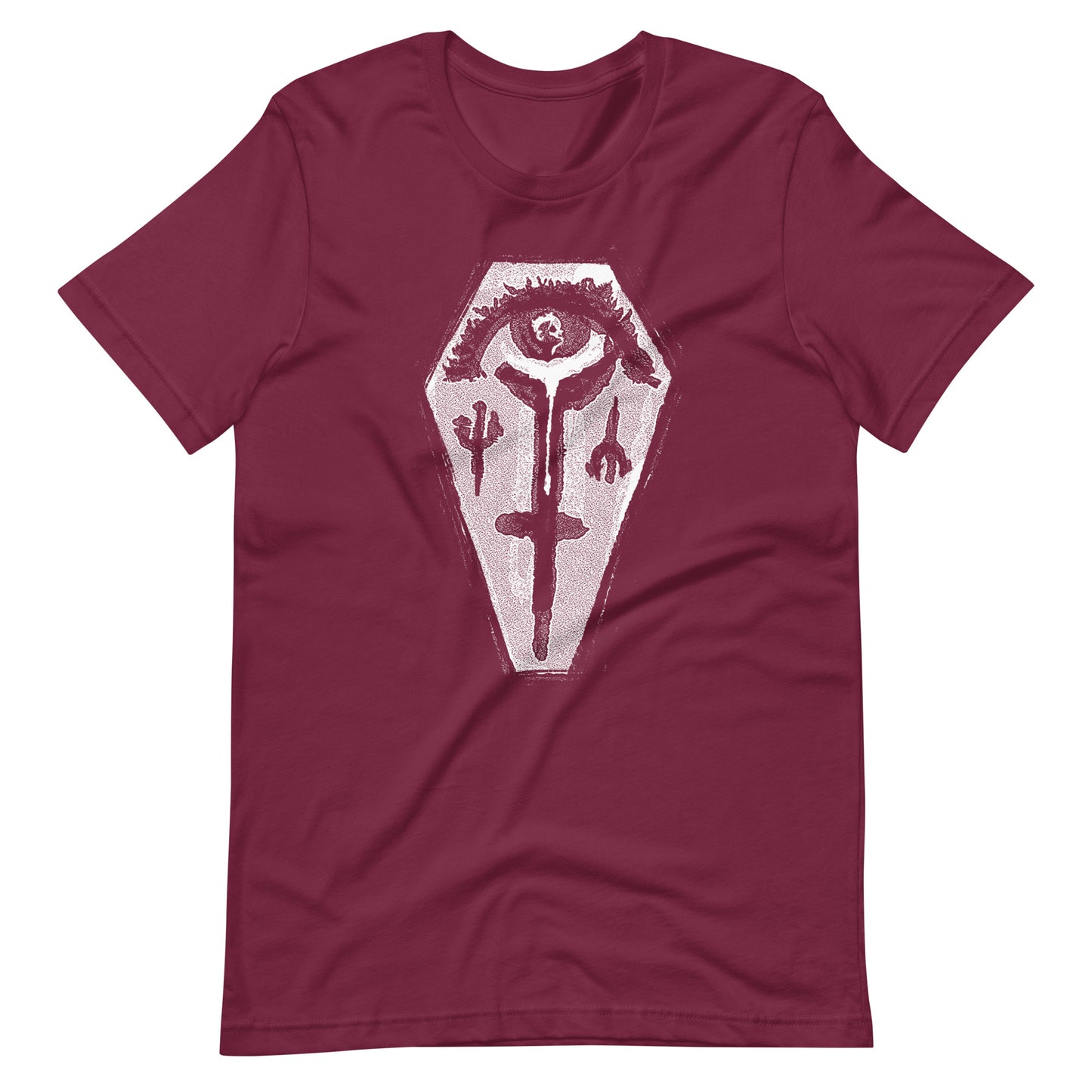 Till Death - Men's t-shirt - Maroon Front