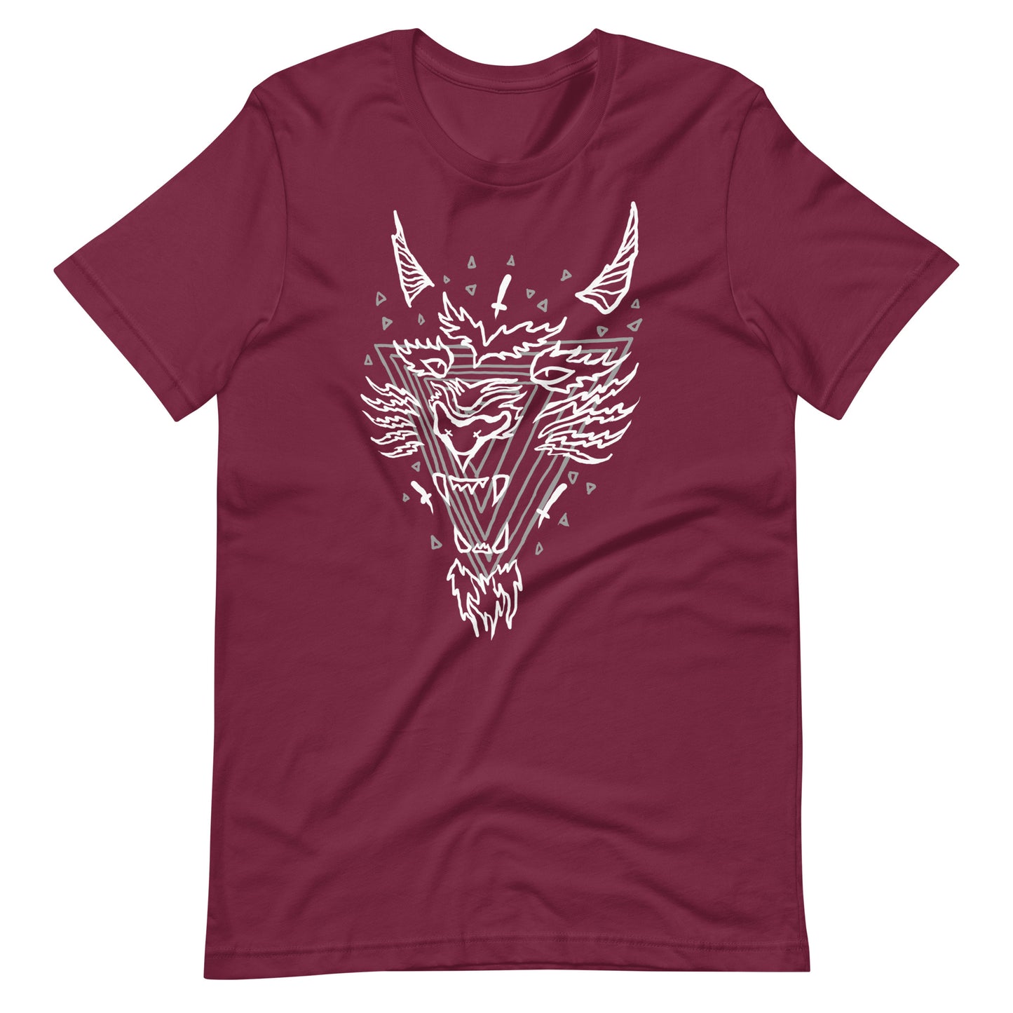 Violent - Men's t-shirt - Maroon Front