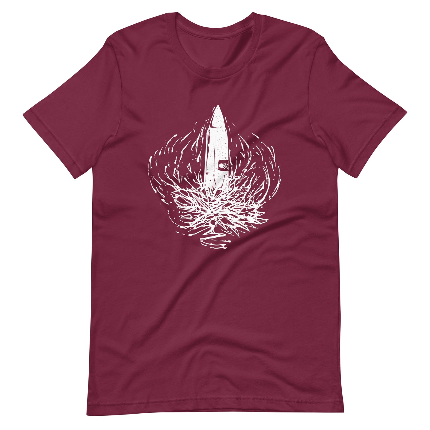 Black Bullet - Men's t-shirt - Maroon Front