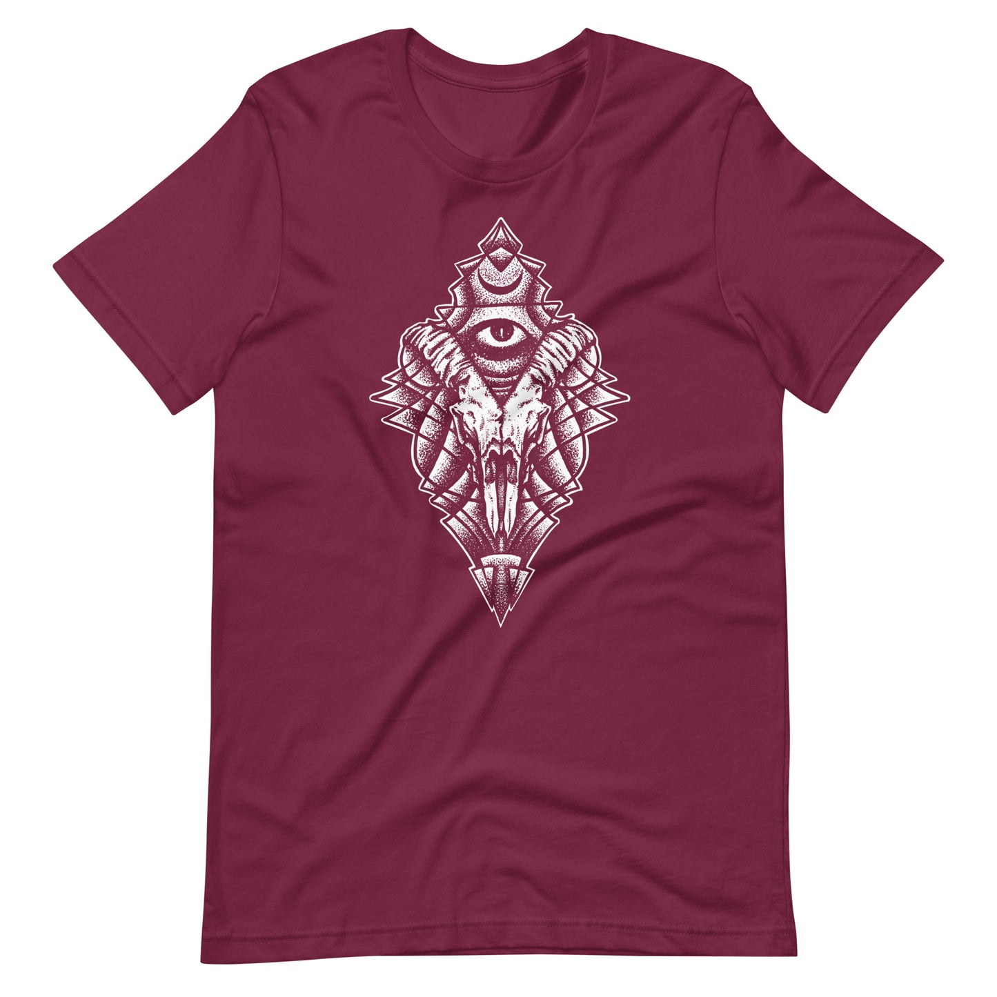 Energy Eye White - Men's t-shirt - Maroon Front