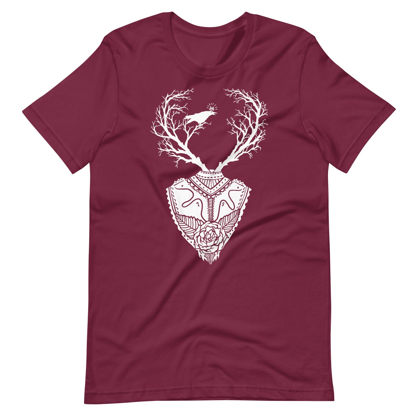 Life Trees White - Men's t-shirt - Maroon Front